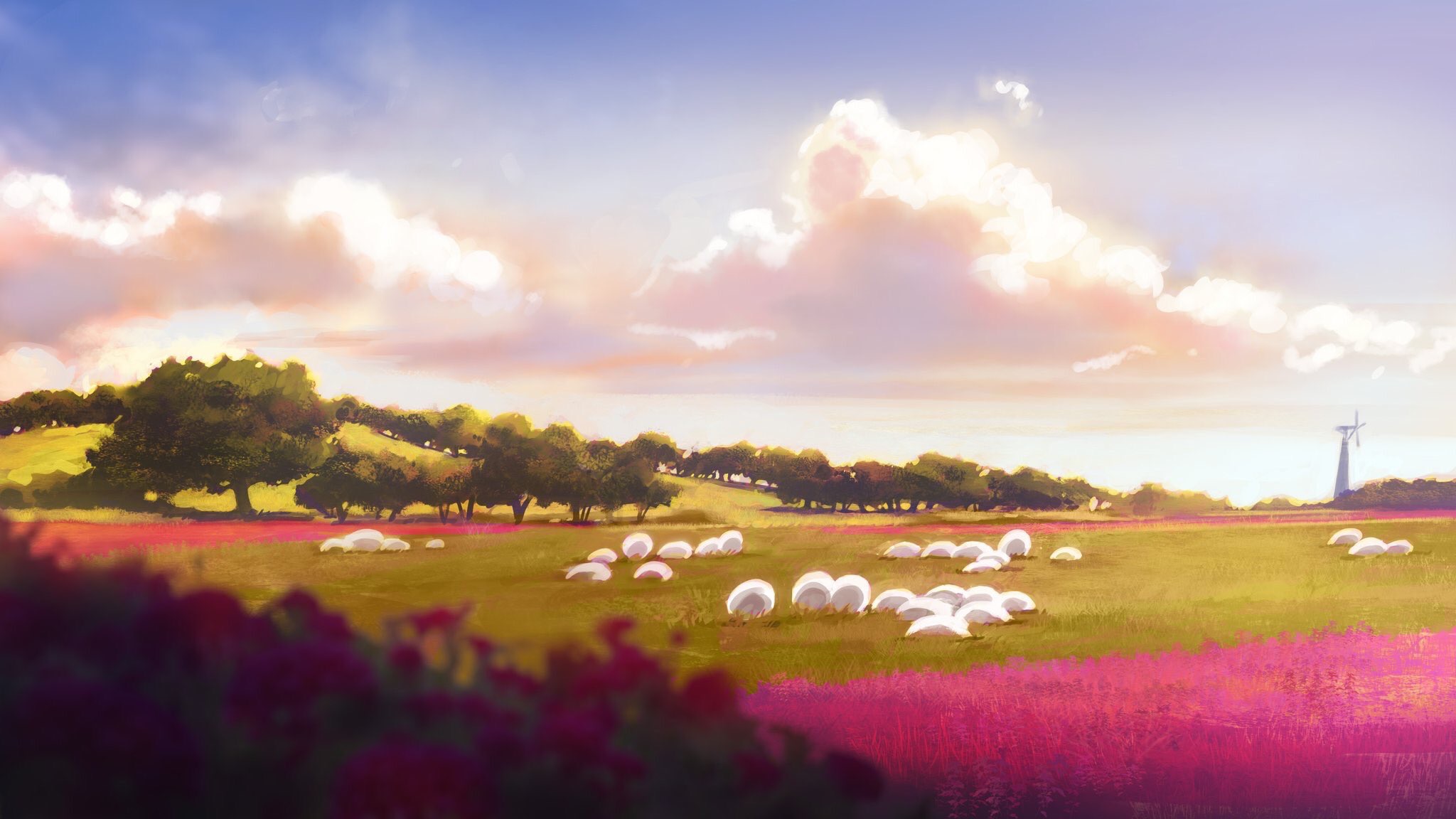 Handy-Wallpaper Landschaft, Animes kostenlos herunterladen.