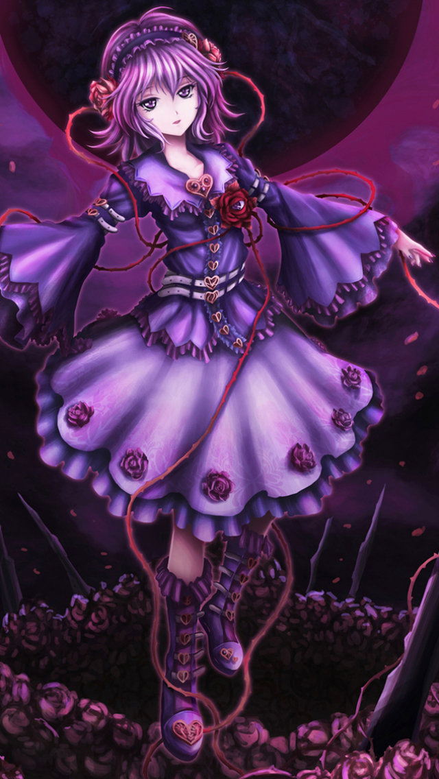 Download mobile wallpaper Anime, Touhou, Satori Komeiji for free.