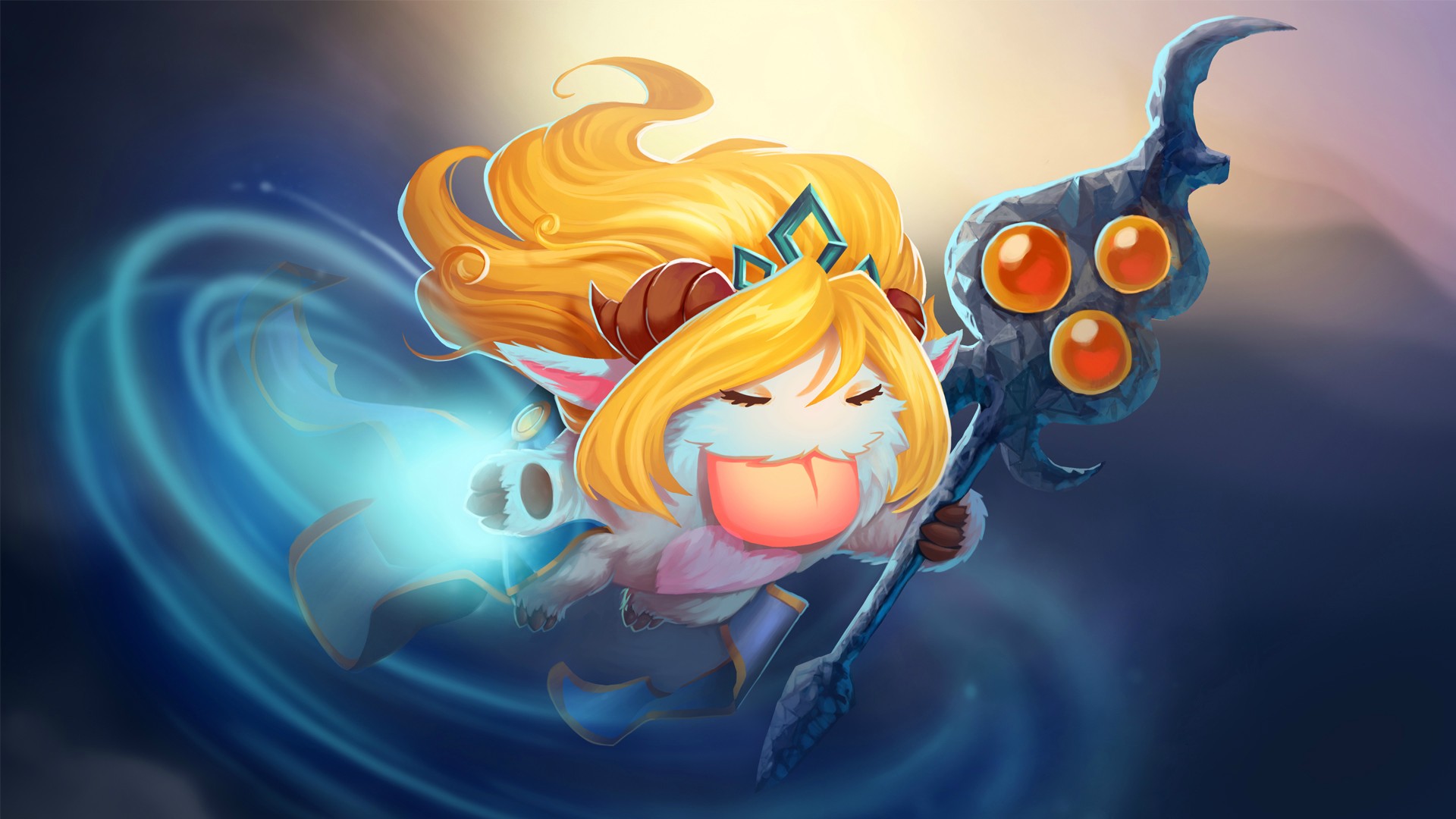 Download mobile wallpaper League Of Legends, Video Game, Janna (League Of Legends), Poro for free.