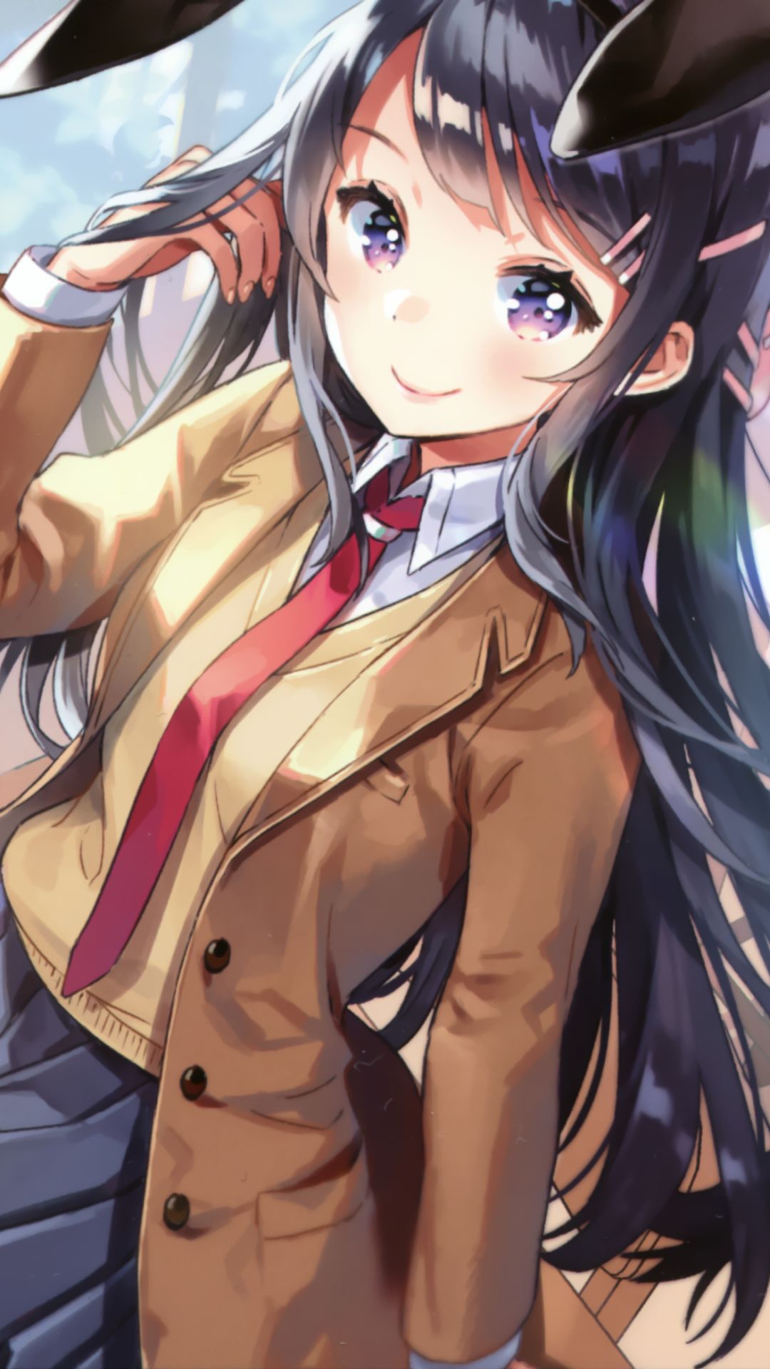 Handy-Wallpaper Animes, Mai Sakurajima, Rascal Does Not Dream Of Bunny Girl Senpai kostenlos herunterladen.