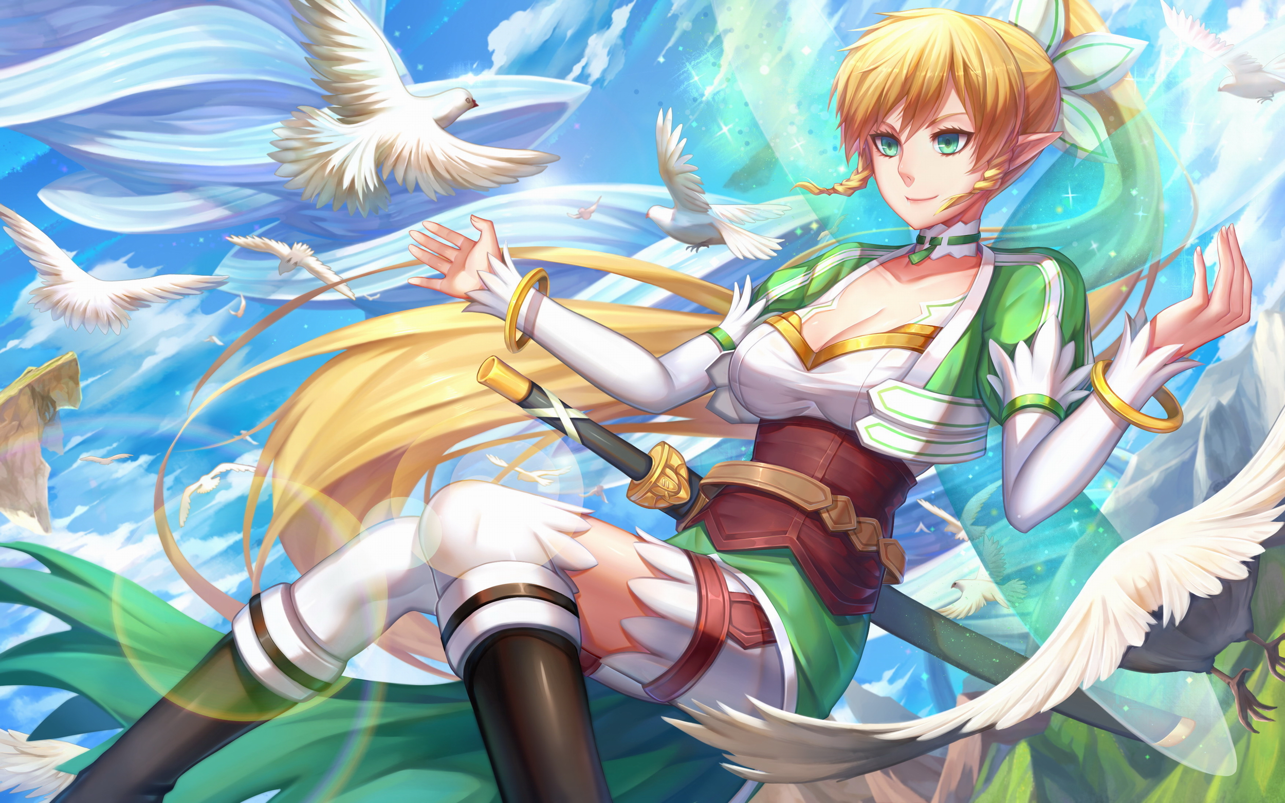 Free download wallpaper Anime, Sword Art Online, Leafa (Sword Art Online) on your PC desktop