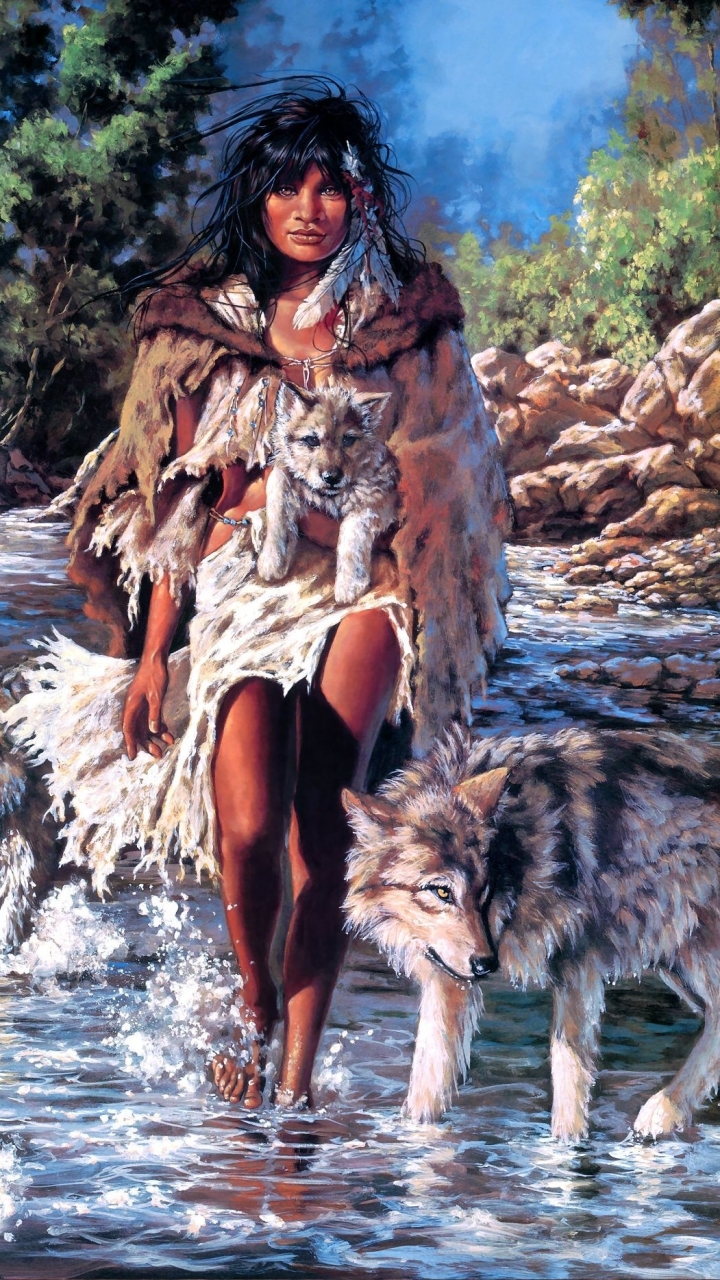 Download mobile wallpaper Artistic, Native American for free.