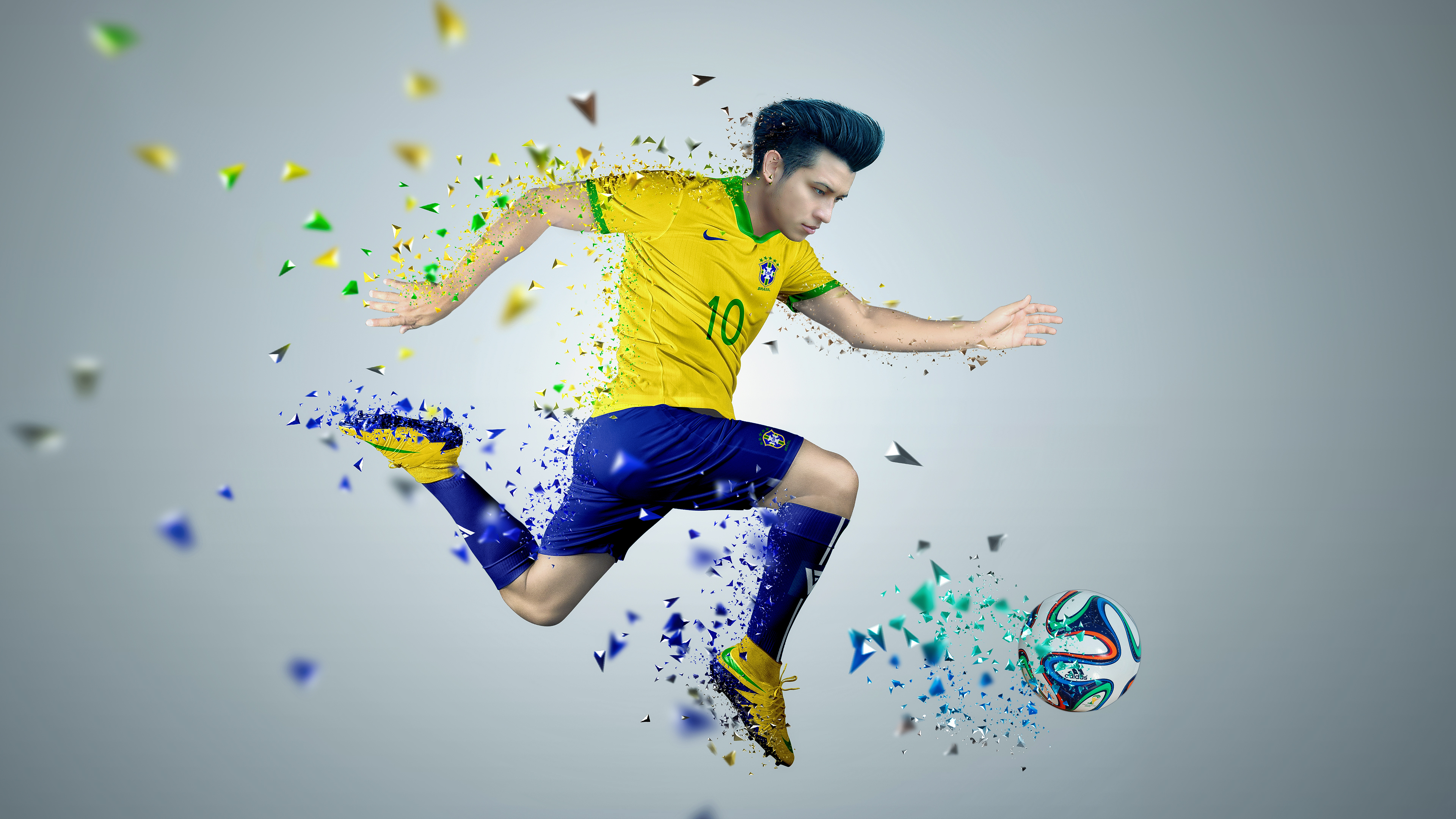 Téléchargez des papiers peints mobile Photoshop, Des Sports, Football gratuitement.