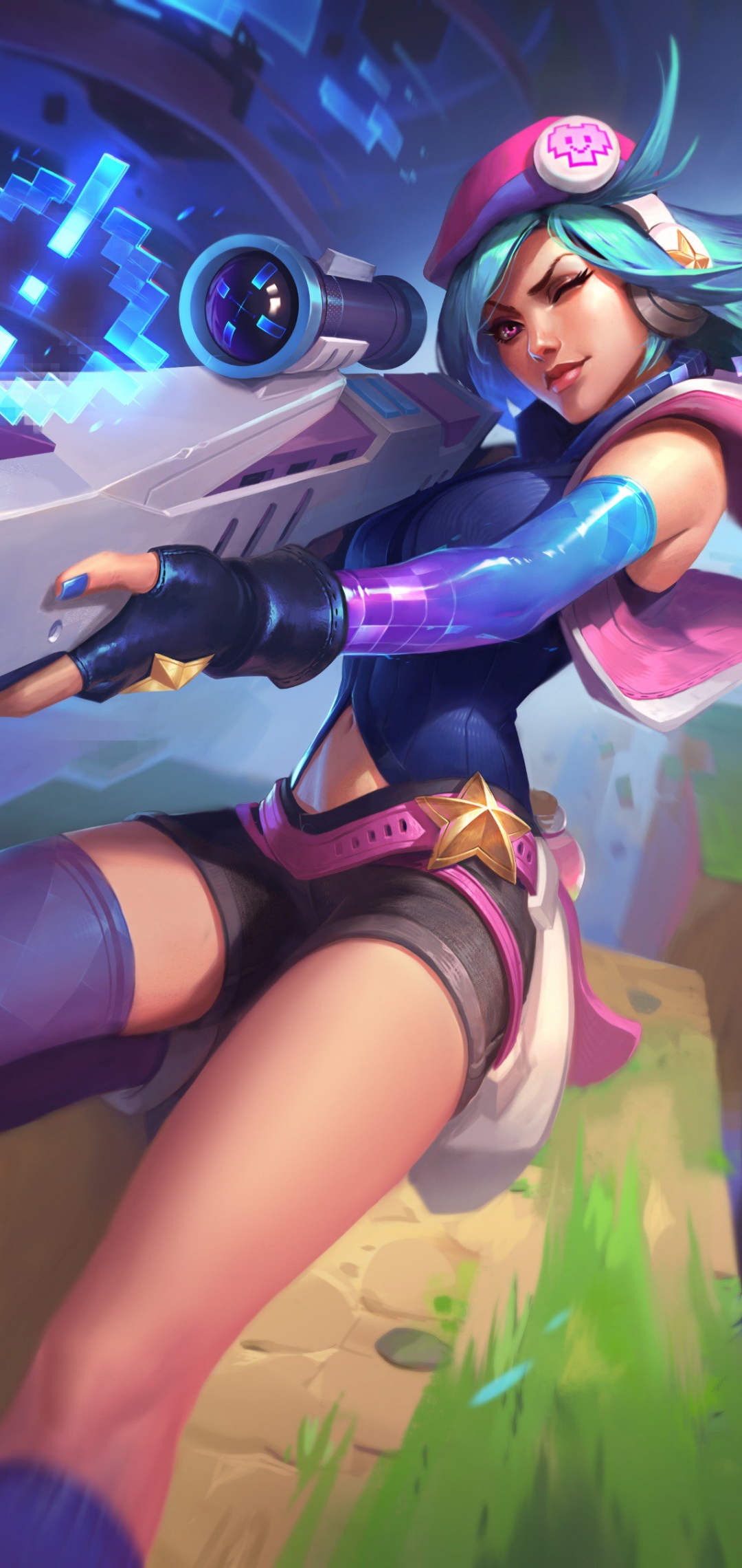 Descarga gratuita de fondo de pantalla para móvil de League Of Legends, Videojuego, Caitlyn (Liga De Leyendas).