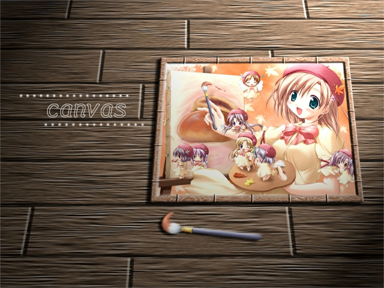 Download mobile wallpaper Anime, Canvas ~Sepia Iro No Motif~ for free.