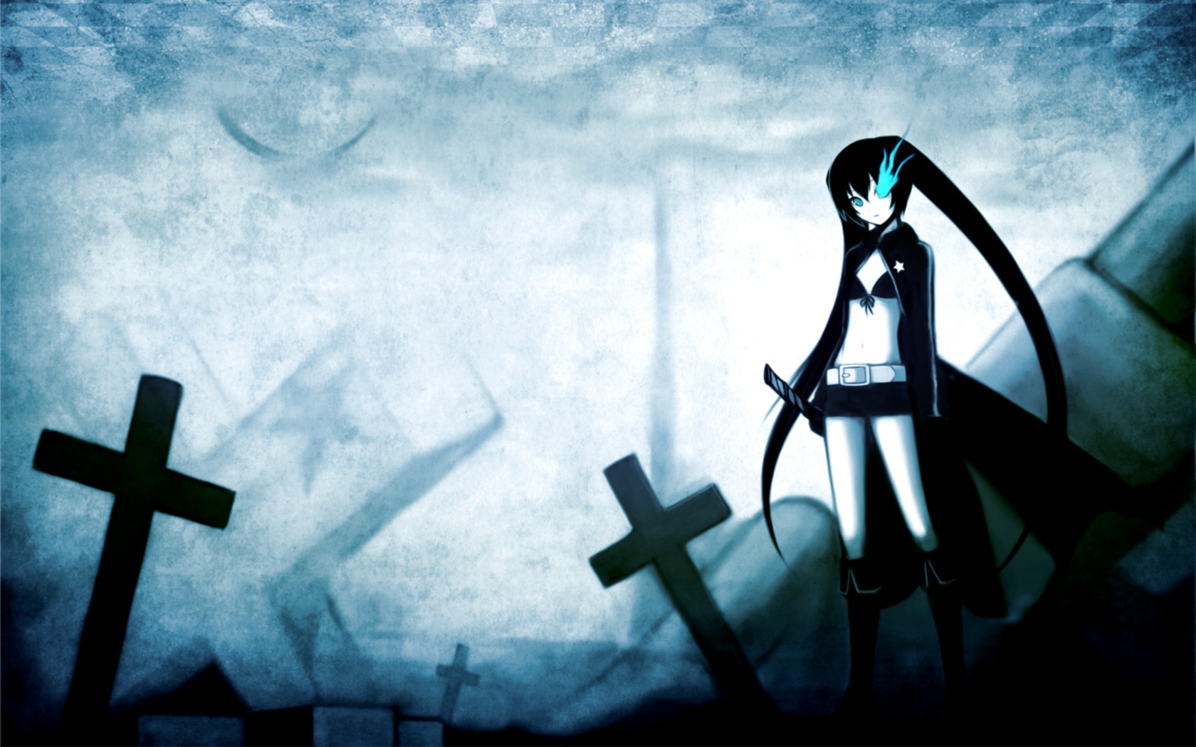 Téléchargez des papiers peints mobile Black Rock Shooter, Animé gratuitement.