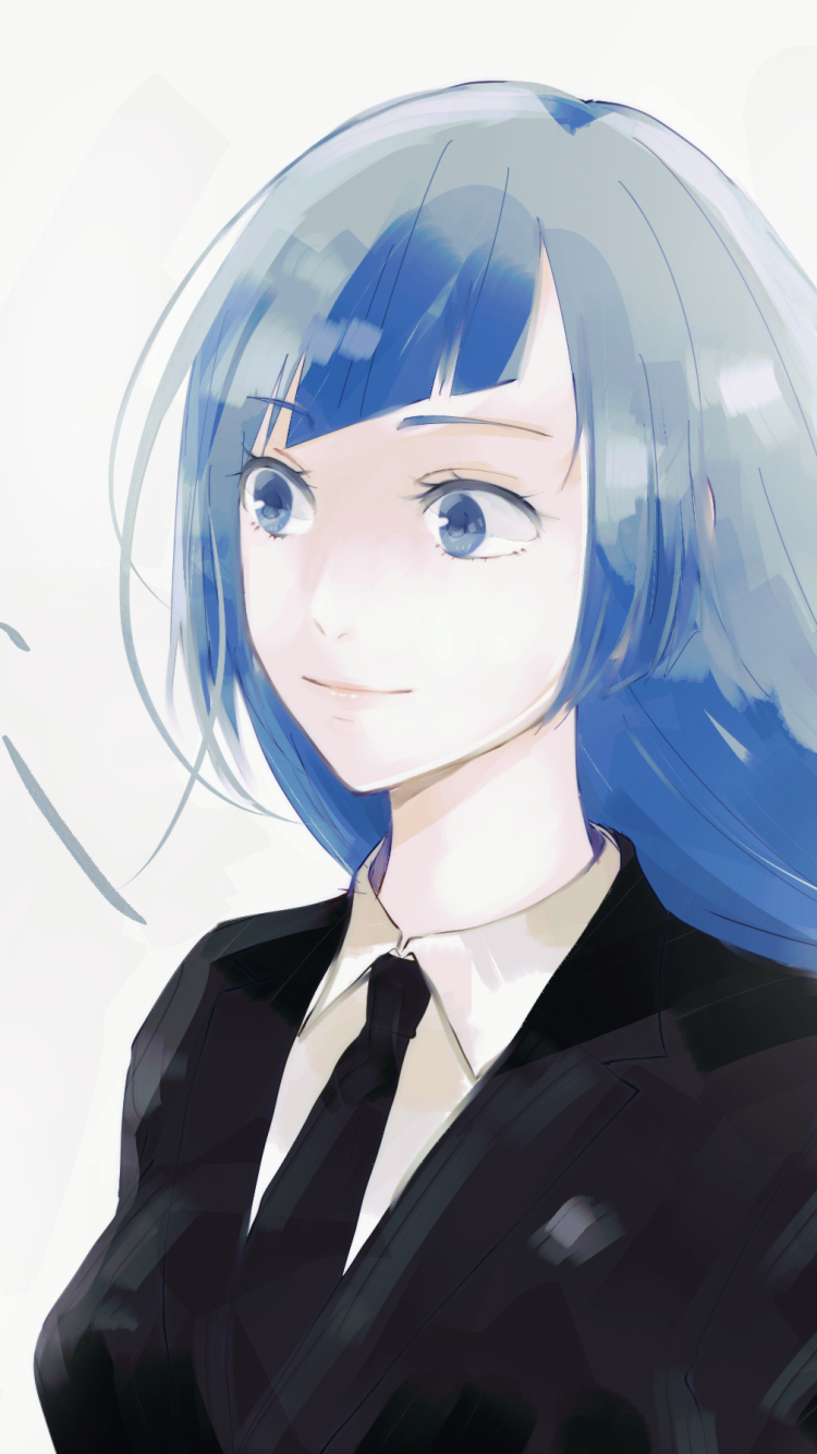 Download mobile wallpaper Anime, Blue Eyes, Blue Hair, Jujutsu Kaisen, Kasumi Miwa for free.