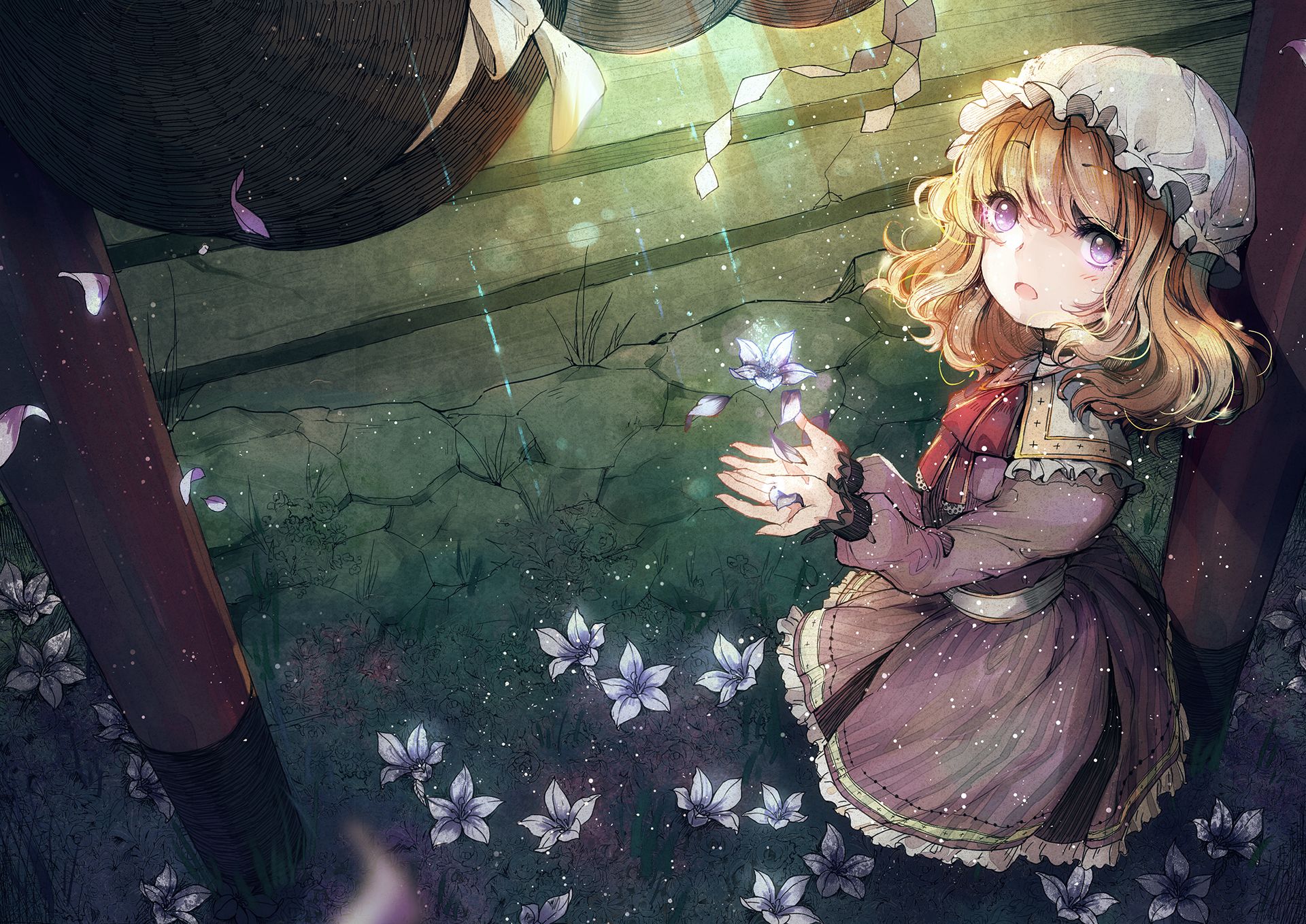 Free download wallpaper Anime, Touhou, Maribel Hearn on your PC desktop