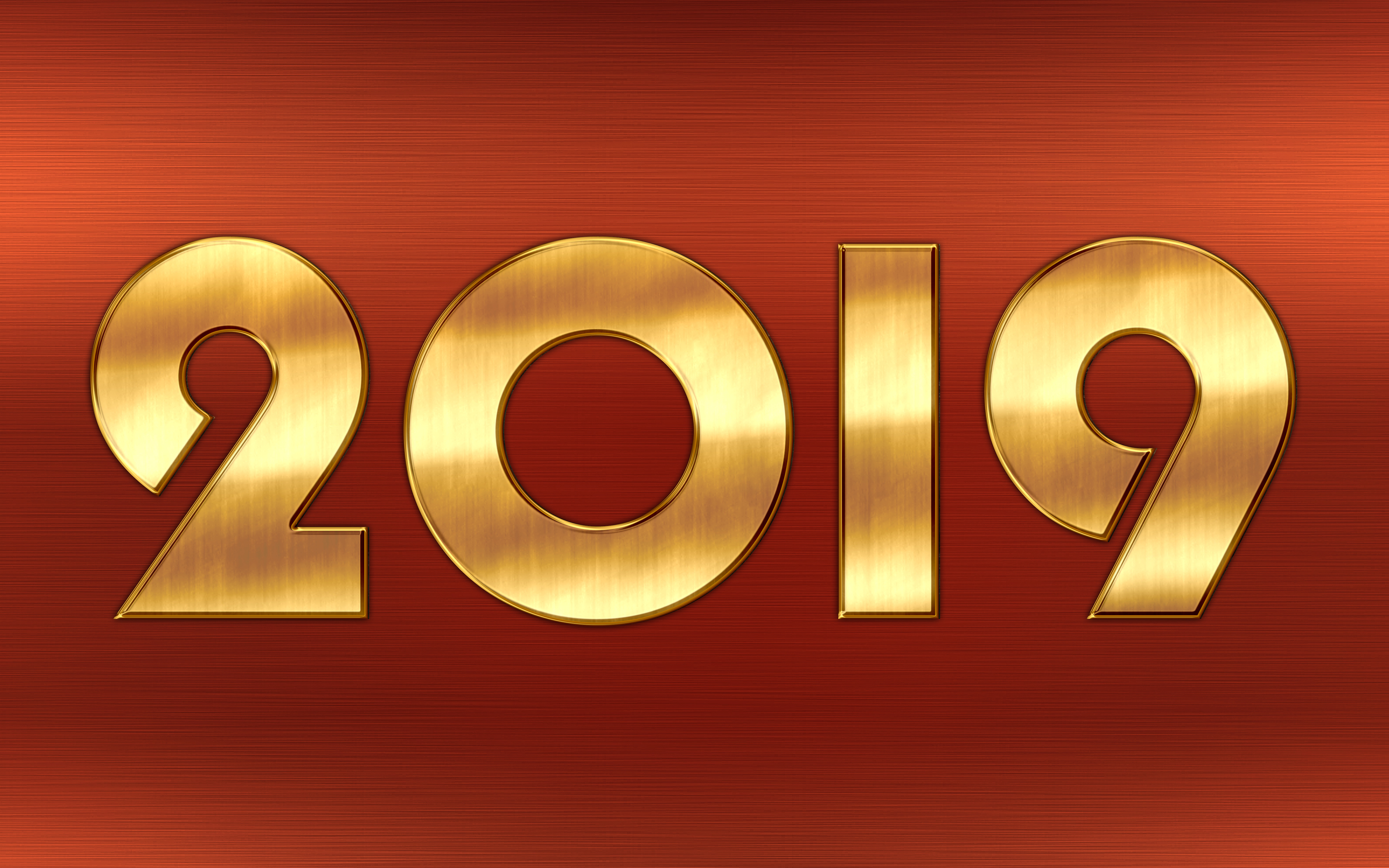 Download mobile wallpaper New Year, Holiday, New Year 2019 for free.