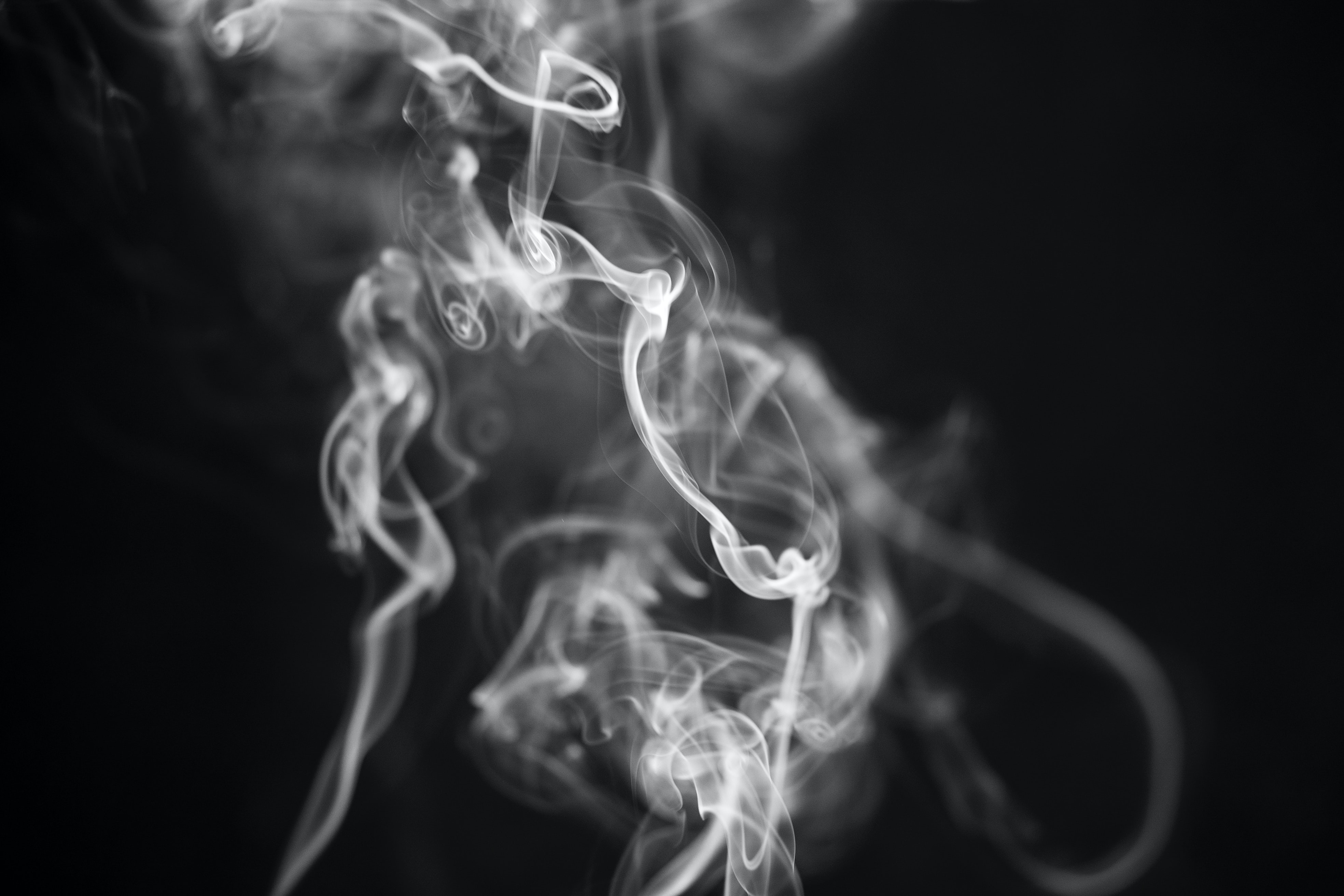 black and white, abstract, smoke, bw, chb, bends