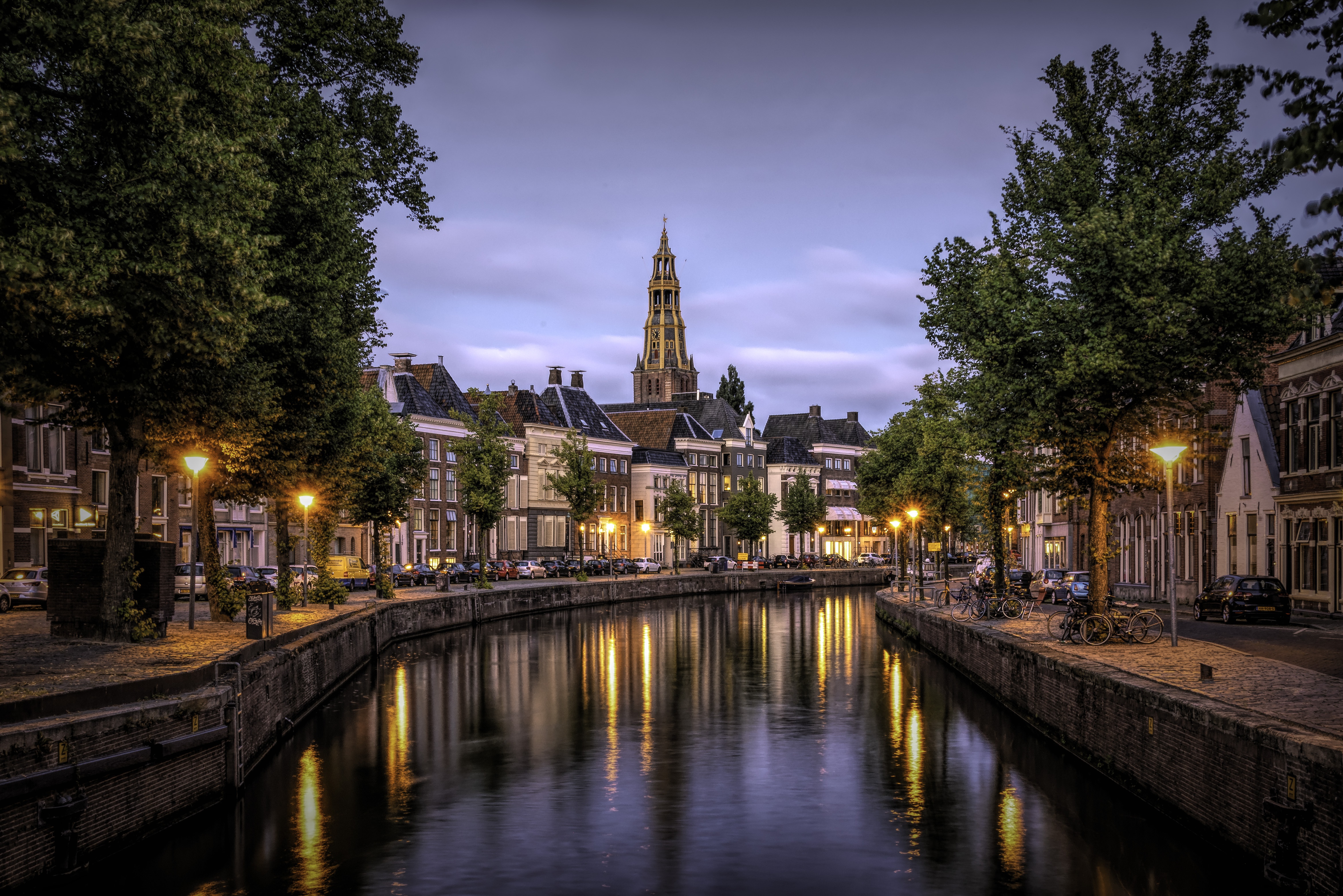 Baixar papel de parede para celular de Groningen, Canal, Holanda, Feito Pelo Homem gratuito.
