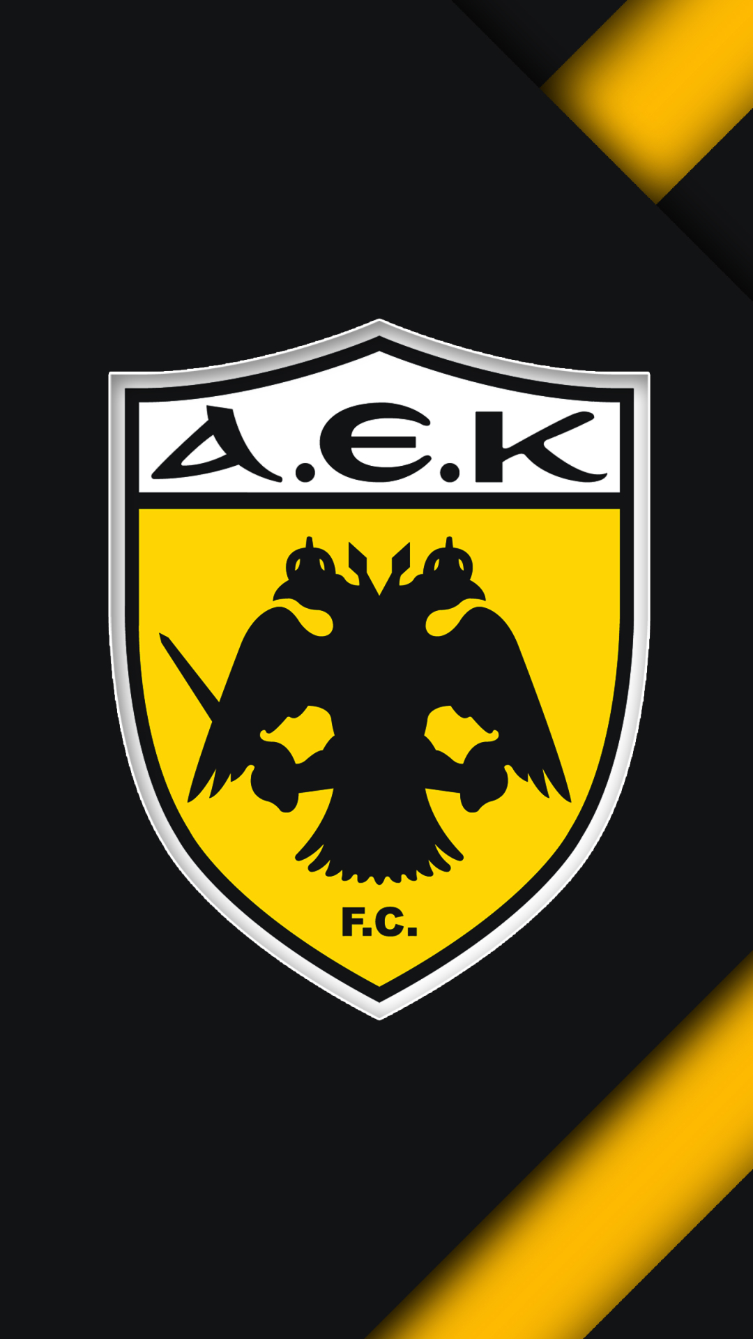 Download mobile wallpaper Sports, Logo, Emblem, Soccer, Aek Athens F C for free.