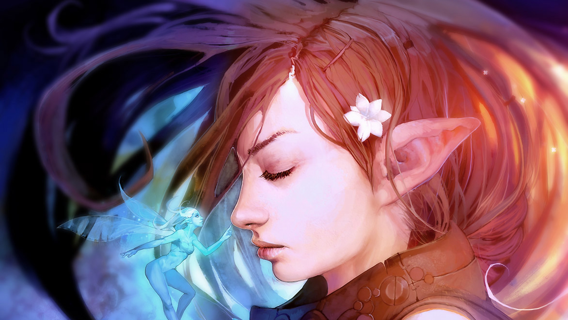 Download mobile wallpaper Elf, Fantasy for free.