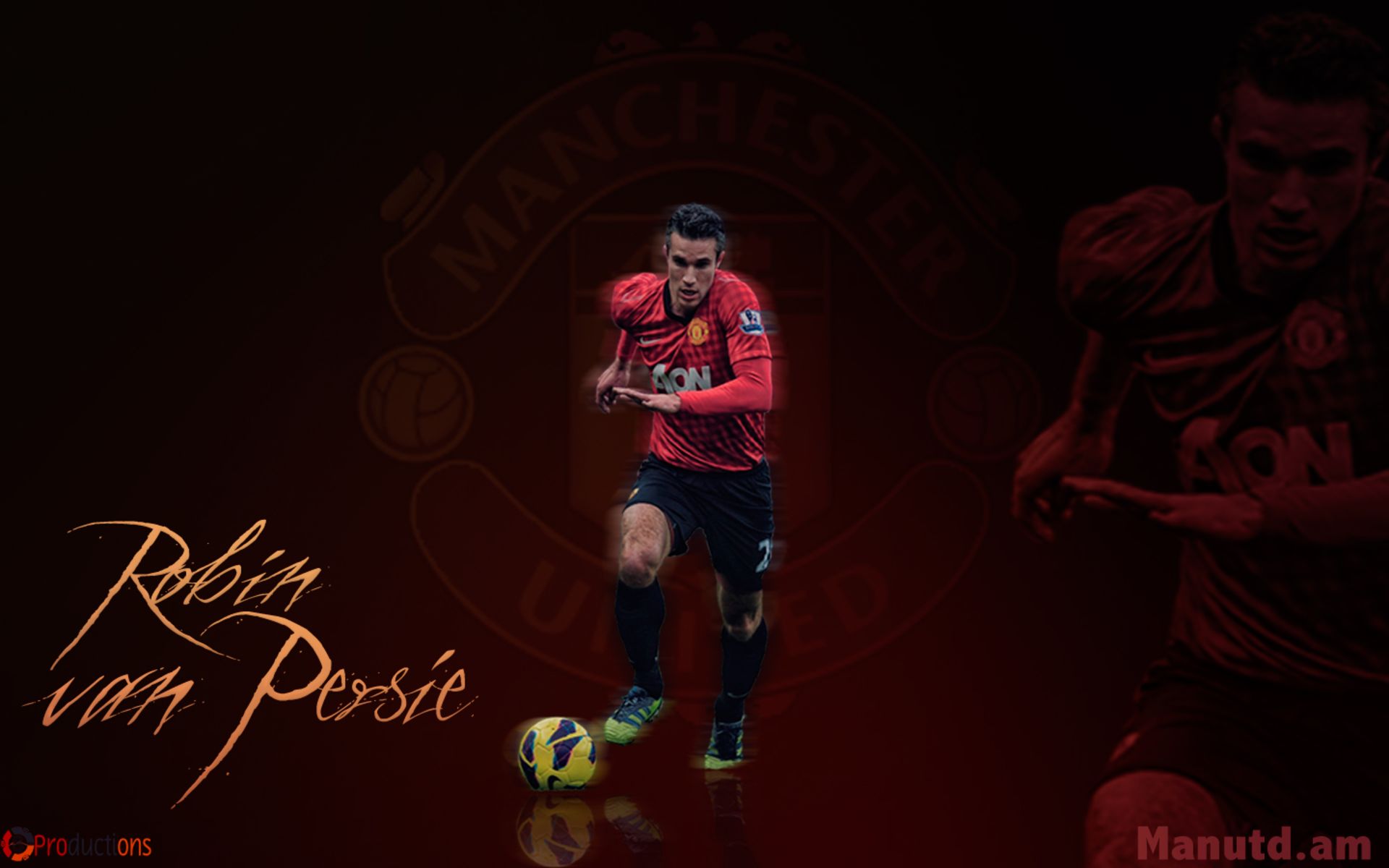 Descarga gratuita de fondo de pantalla para móvil de Fútbol, Deporte, Robin Van Persie, Manchester United F C.