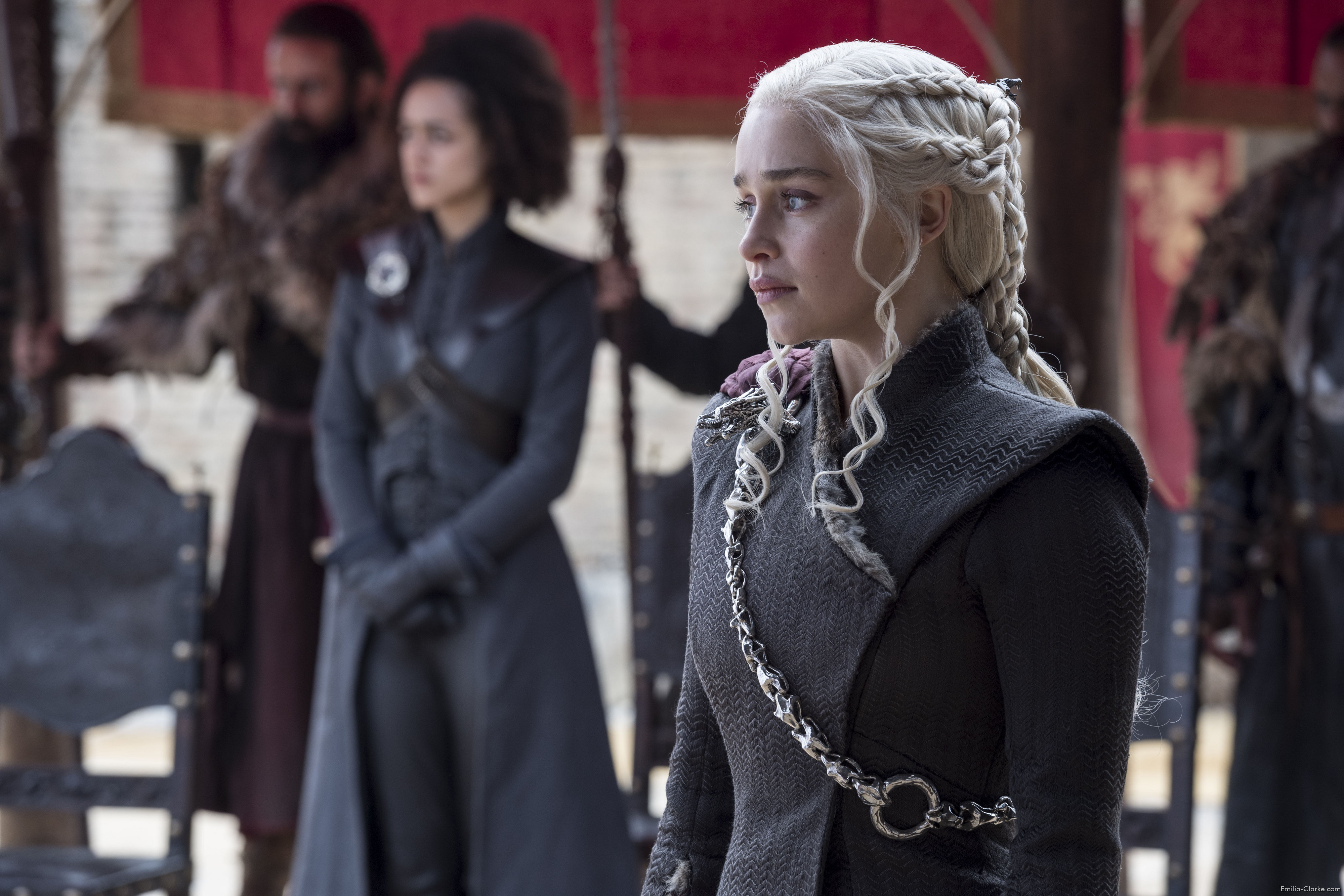 Baixar papel de parede para celular de Programa De Tv, A Guerra Dos Tronos, Daenerys Targaryen, Emilia Clarke gratuito.