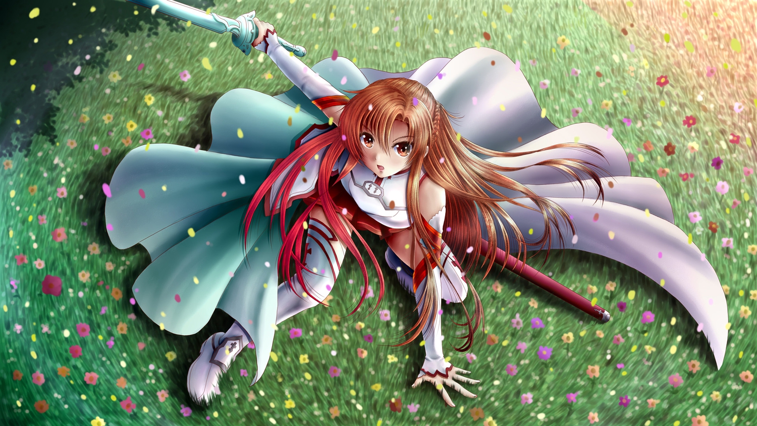 Baixe gratuitamente a imagem Anime, Sword Art Online, Espada, Asuna Yuuki na área de trabalho do seu PC