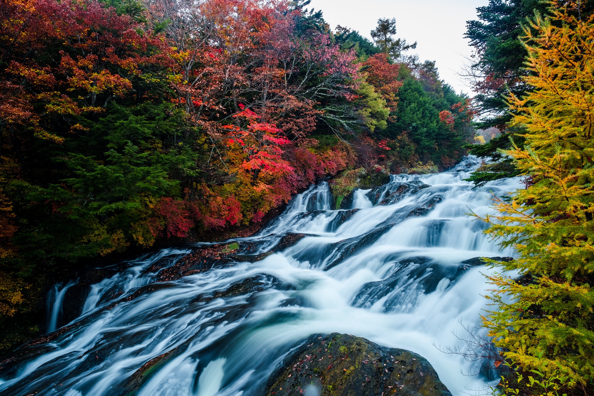 Download mobile wallpaper Nature, Fall, Earth, Foam, River for free.