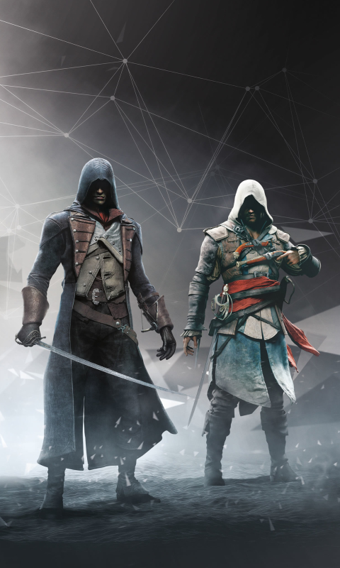 Download mobile wallpaper Assassin's Creed, Video Game, Connor (Assassin's Creed), Edward Kenway for free.