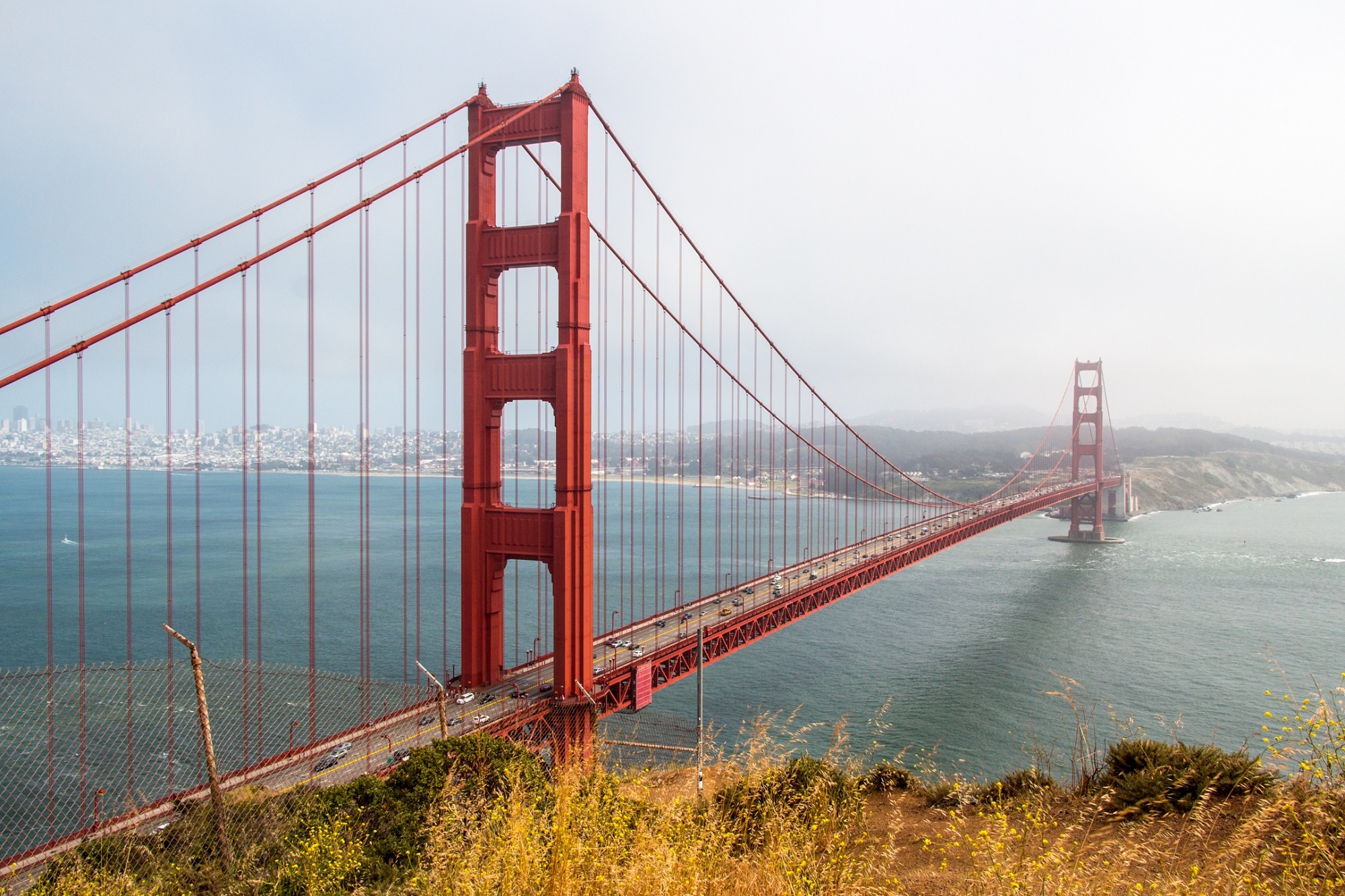 Handy-Wallpaper Landschaft, Brücke, San Francisco, Goldenes Tor, Brücken, Menschengemacht kostenlos herunterladen.