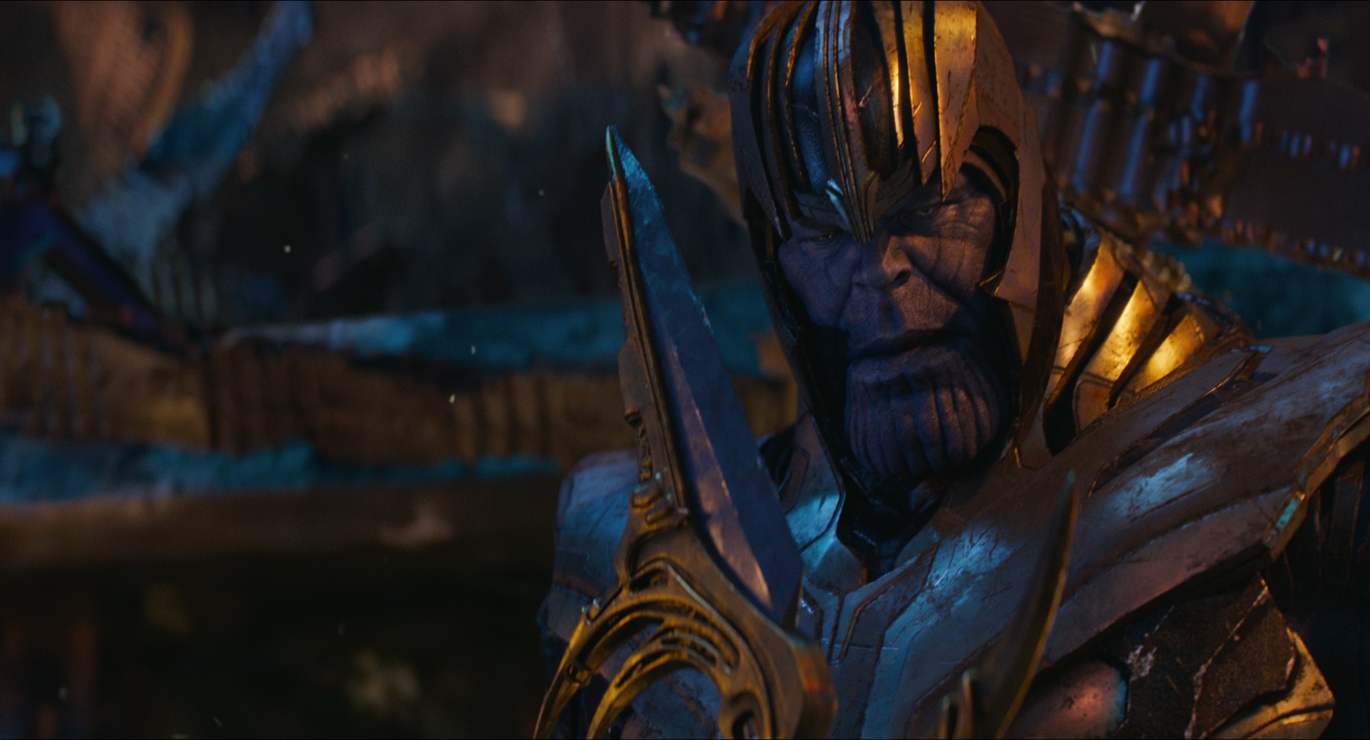 Handy-Wallpaper Filme, Josh Brolin, Thanos, Avengers: Infinity War kostenlos herunterladen.