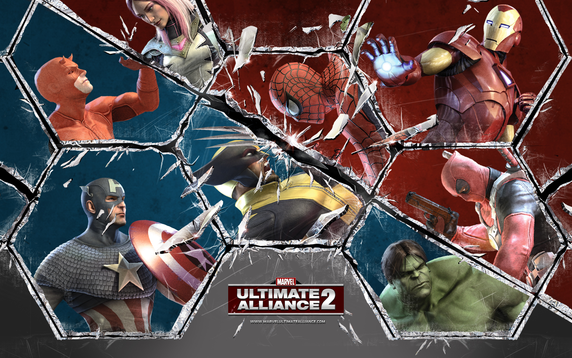 Meilleurs fonds d'écran Marvel: Ultimate Alliance 2 pour l'écran du téléphone