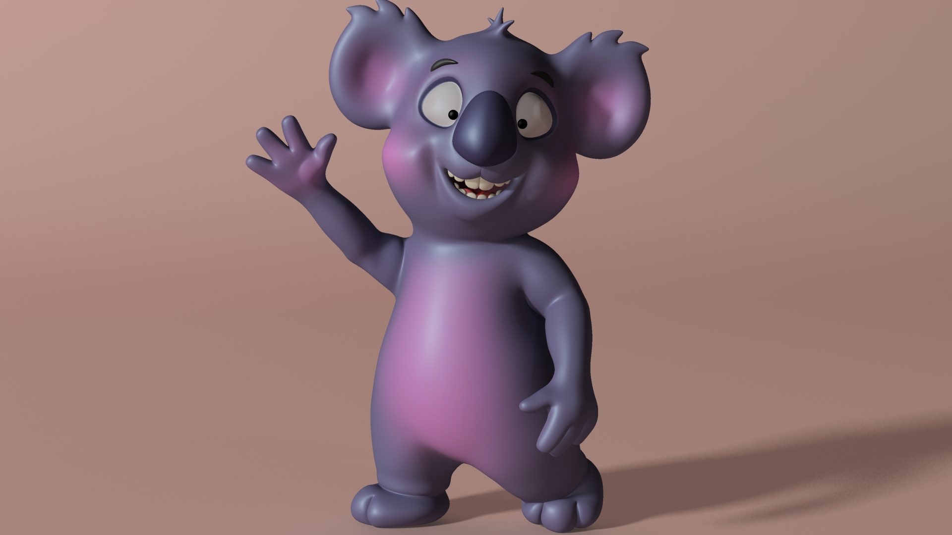 Laden Sie das Tiere, Koala, Cgi-Bild kostenlos auf Ihren PC-Desktop herunter