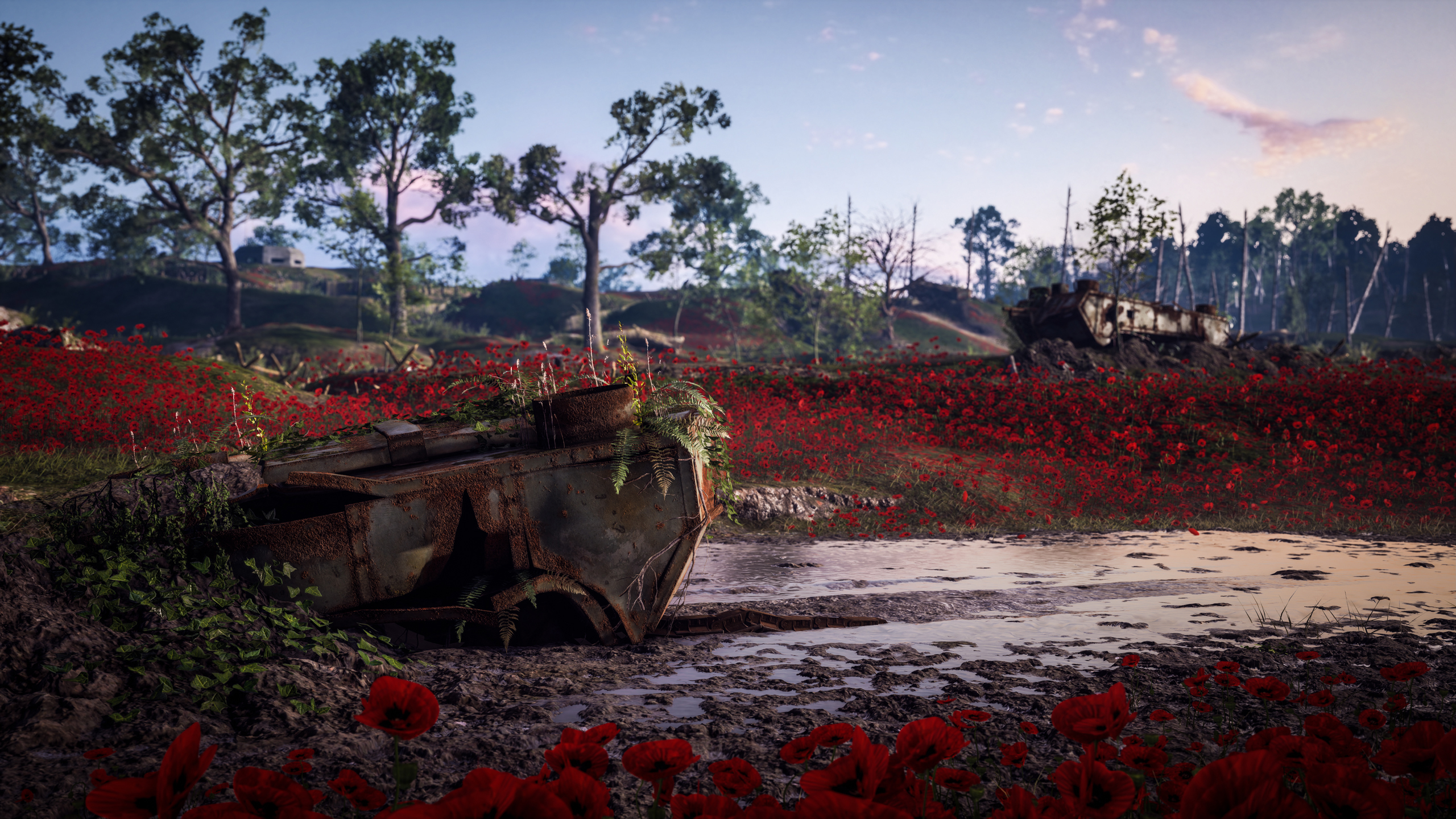Download mobile wallpaper Battlefield, Flower, Poppy, Red Flower, Video Game, Battlefield 1 for free.