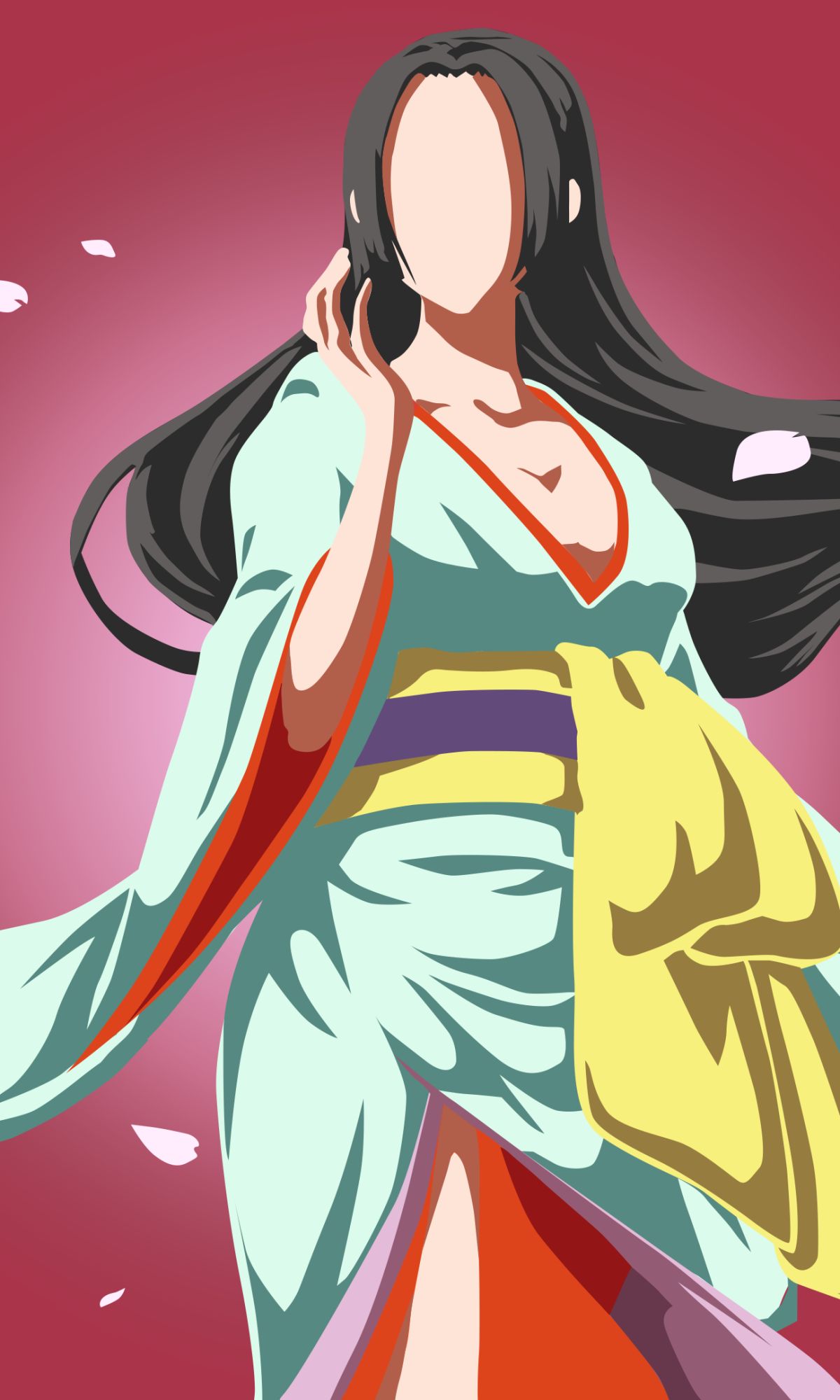 Descarga gratuita de fondo de pantalla para móvil de Animado, Minimalista, One Piece, Boa Hancock.