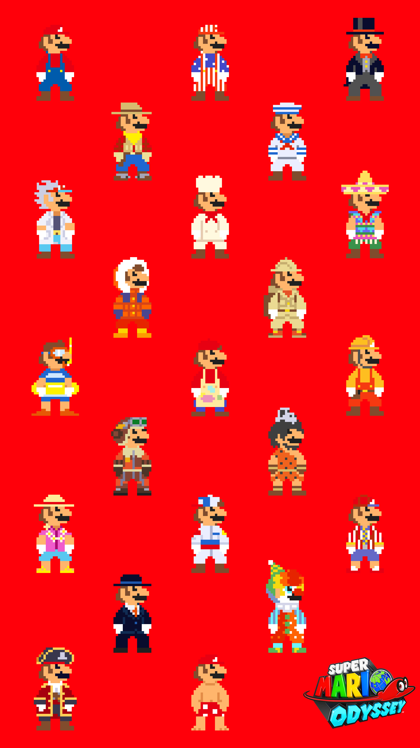 Handy-Wallpaper Mario, Computerspiele, Super Mario Odyssey kostenlos herunterladen.