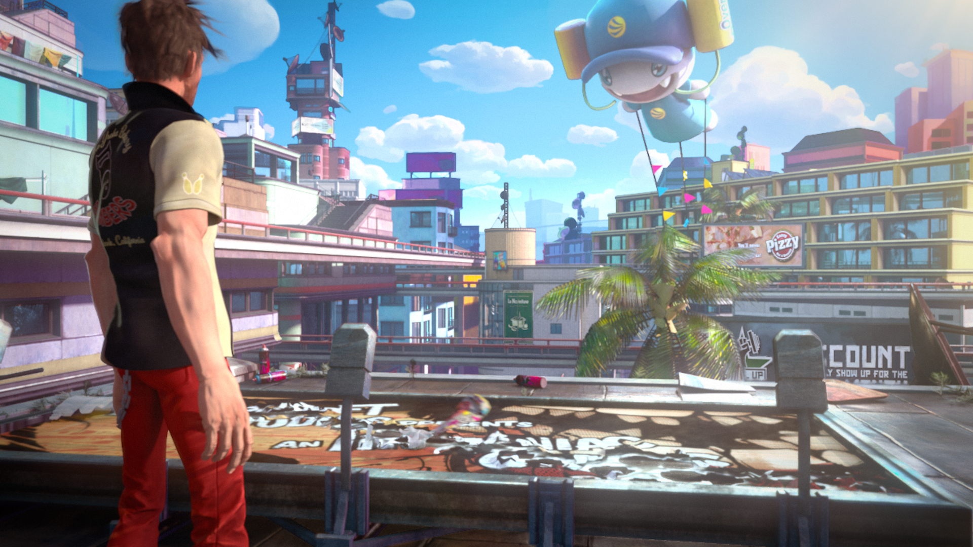 660738 baixar papel de parede videogame, sunset overdrive - protetores de tela e imagens gratuitamente