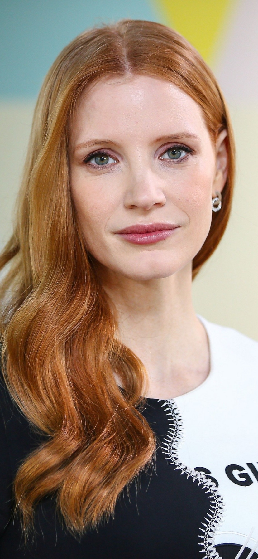 Download mobile wallpaper Redhead, Blue Eyes, American, Celebrity, Actress, Jessica Chastain for free.