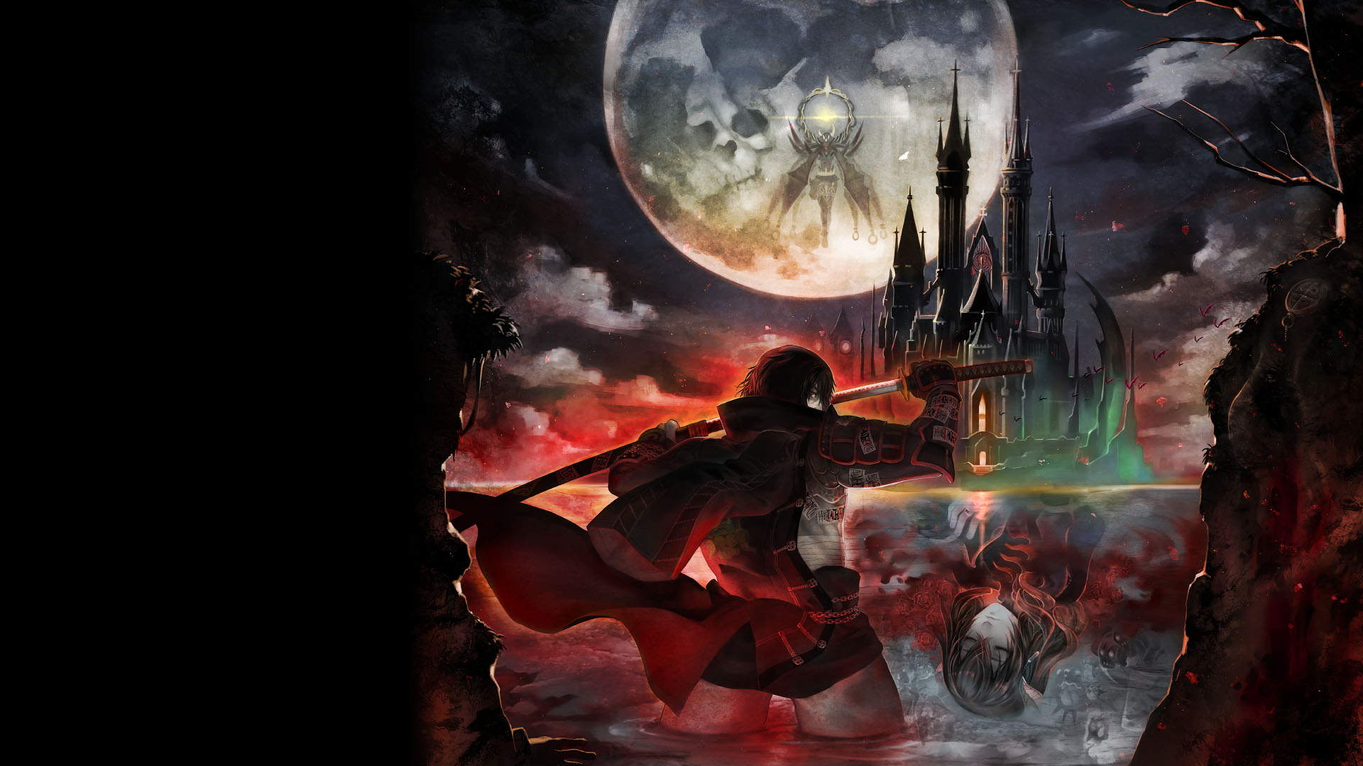 Laden Sie Bloodstained: Curse Of The Moon HD-Desktop-Hintergründe herunter