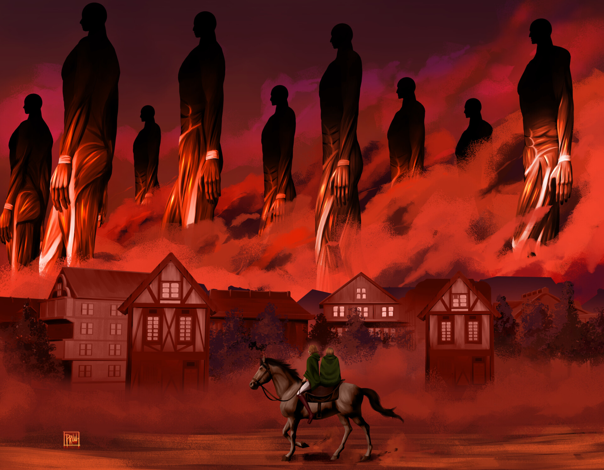 Free download wallpaper Anime, Attack On Titan, The Rumbling (Attack On Titan) on your PC desktop