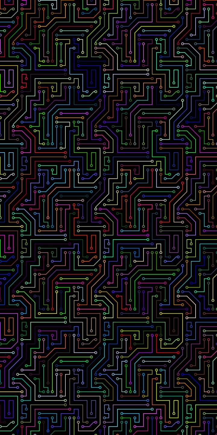 Download mobile wallpaper Colorful, Technology, Circuit for free.
