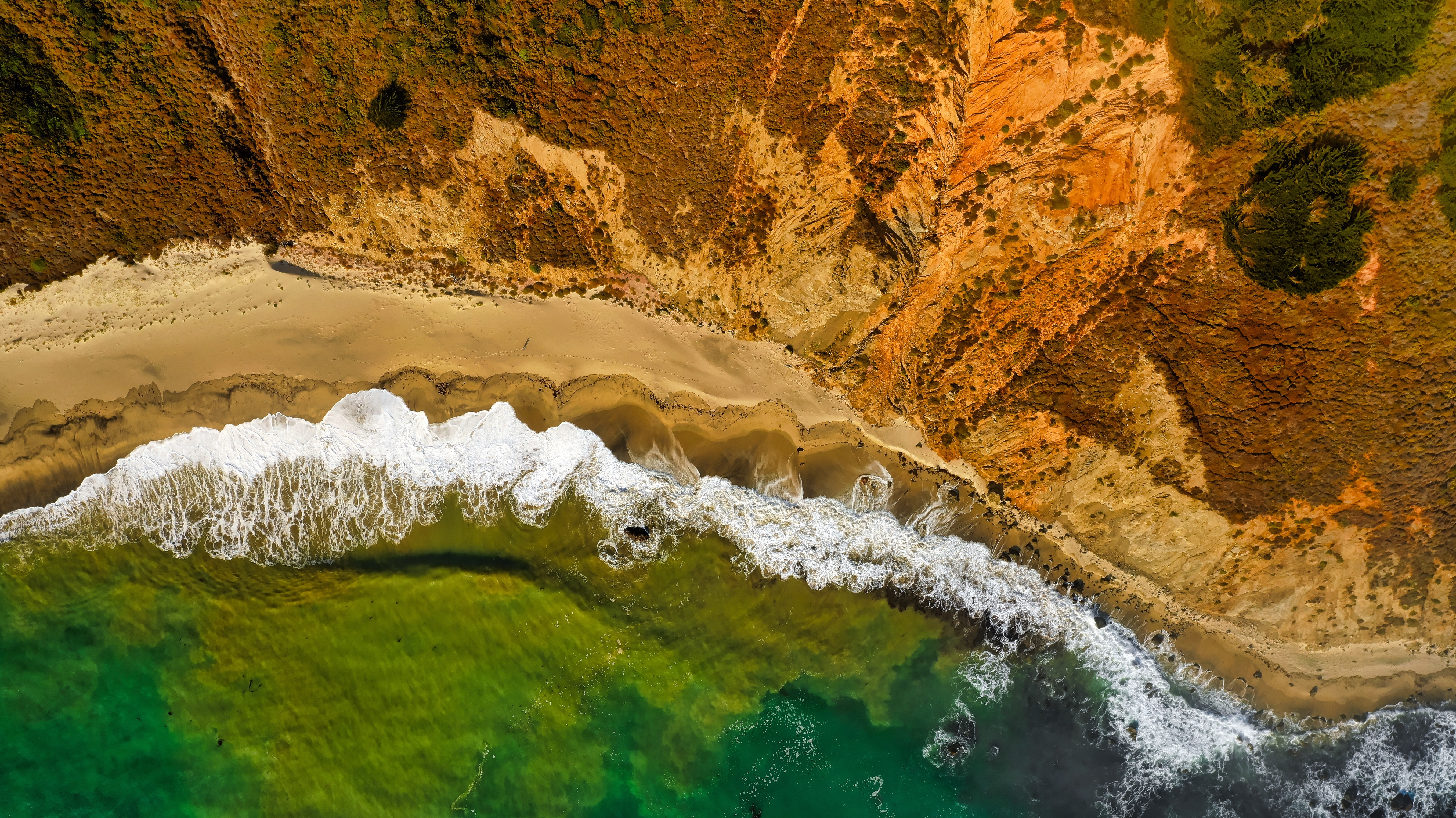 Descarga gratuita de fondo de pantalla para móvil de Navegar, Surfear, Naturaleza, Vista Desde Arriba, Mar, Playa.