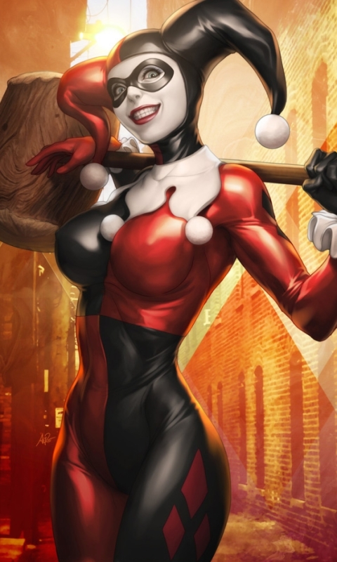 Descarga gratuita de fondo de pantalla para móvil de Historietas, Harley Quinn, Hiedra Venenosa, Gatúbela, Gotham City Sirens.