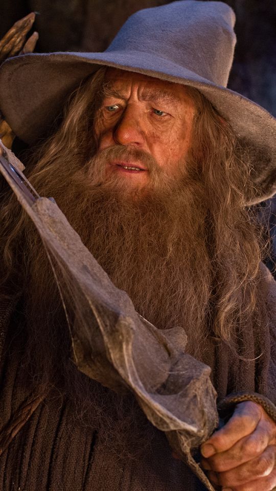 Download mobile wallpaper Movie, The Lord Of The Rings, Gandalf, Ian Mckellen, The Hobbit: An Unexpected Journey for free.