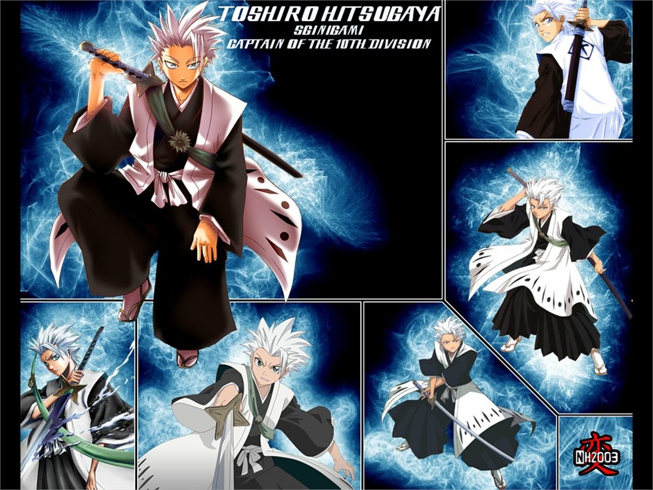 Handy-Wallpaper Bleach, Animes, Tōshirō Hitsugaya kostenlos herunterladen.