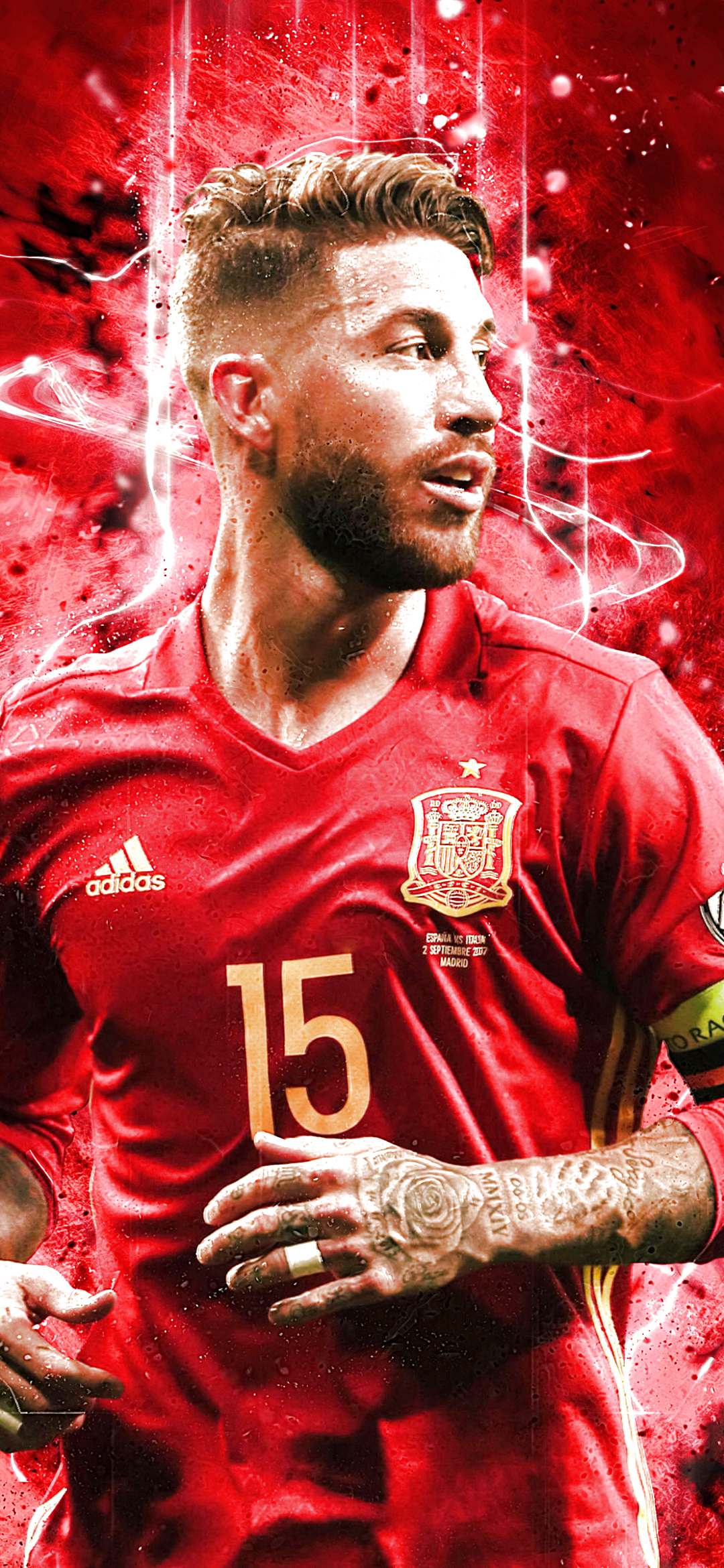 Download mobile wallpaper Sports, Sergio Ramos, Soccer, Spanish, Real Madrid C F for free.