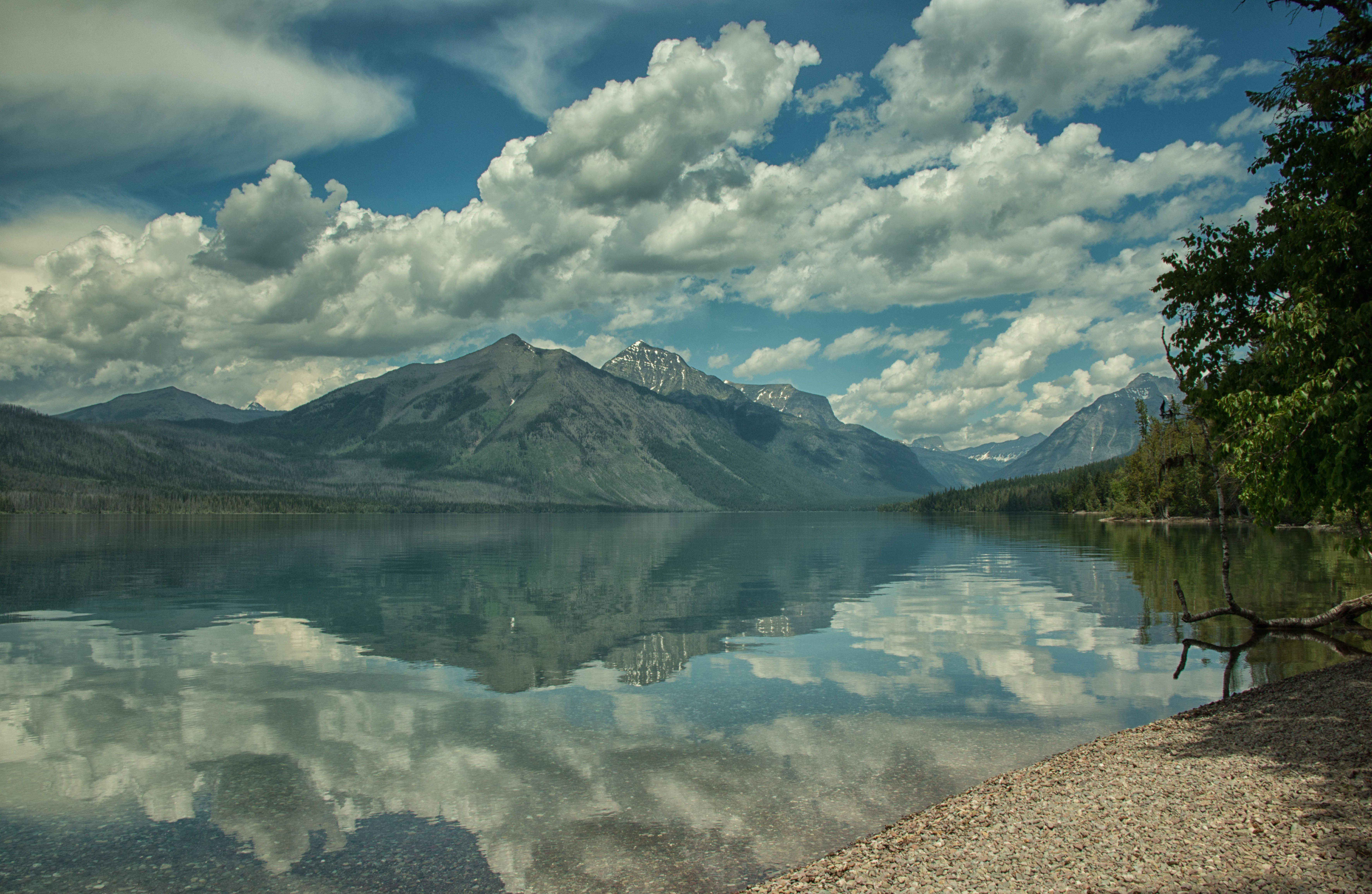 Descarga gratis la imagen Tierra/naturaleza, Lago Mcdonald en el escritorio de tu PC