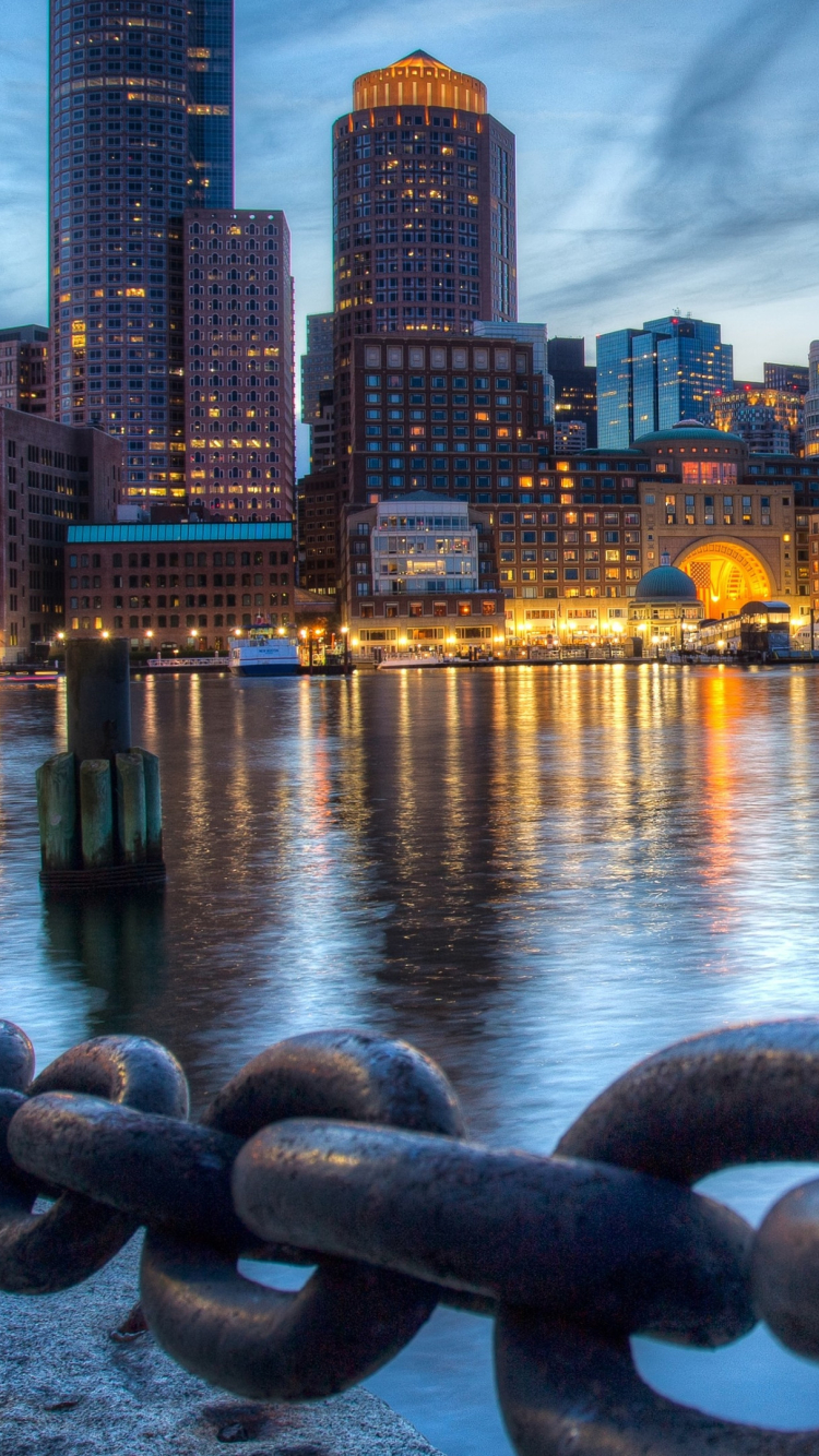 Download mobile wallpaper Cities, Hdr, Boston, Man Made for free.