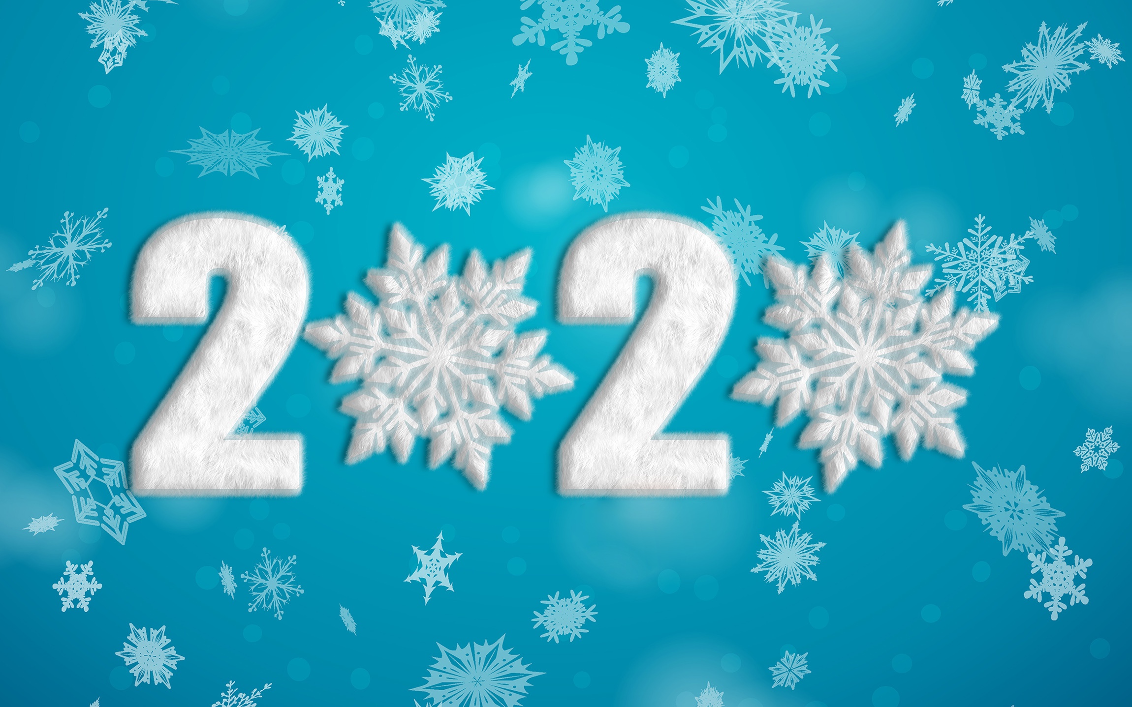 Download mobile wallpaper Winter, New Year, Holiday, Snowflake, New Year 2020 for free.