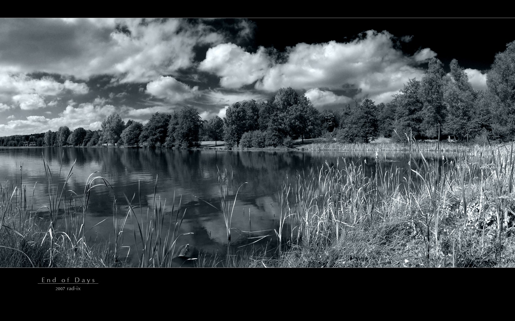 Handy-Wallpaper Landschaft, Wasser, See, Baum, Schwarz Weiß, Fotografie kostenlos herunterladen.