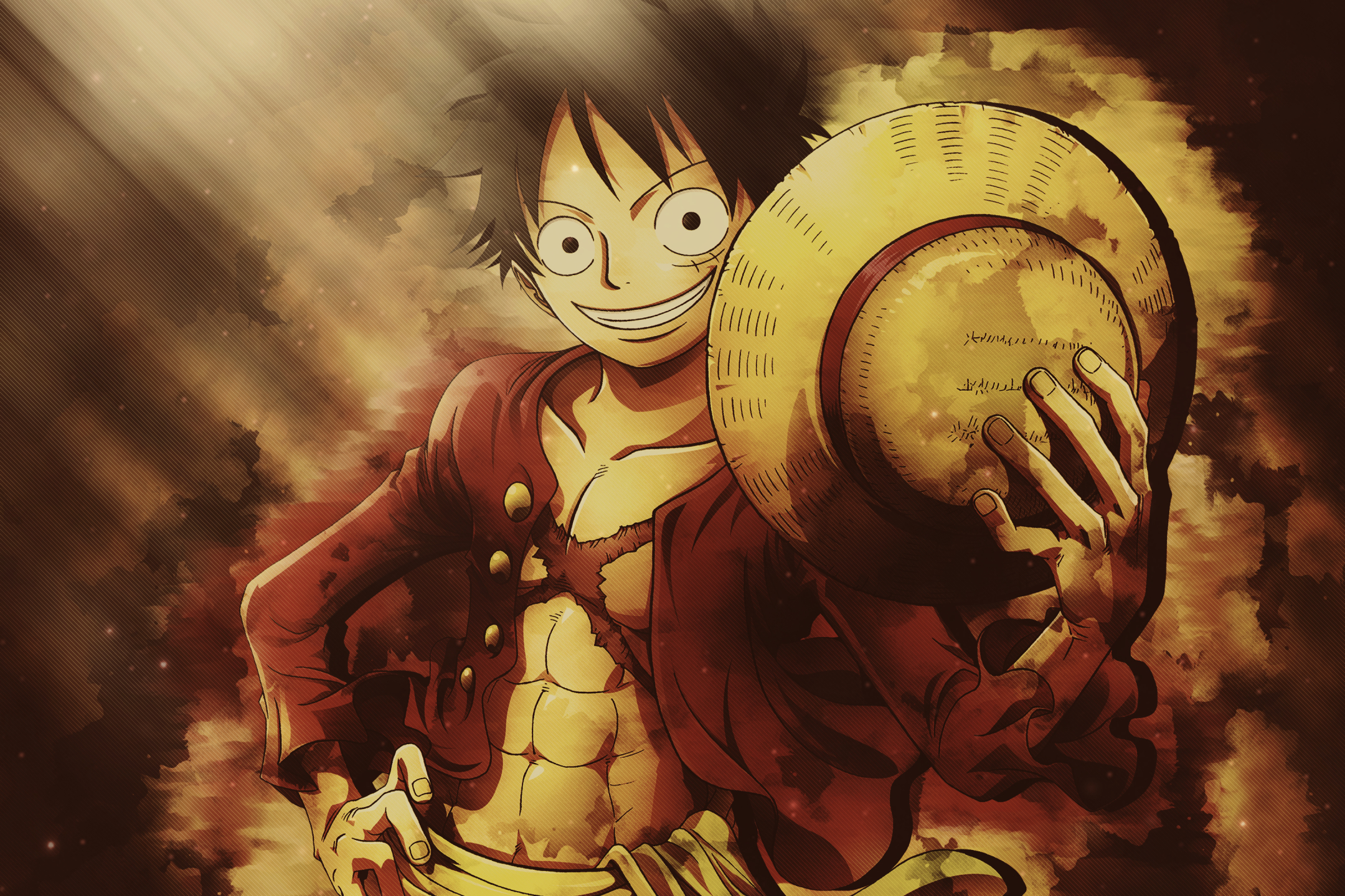 Handy-Wallpaper Animes, One Piece, Affe D Luffy kostenlos herunterladen.