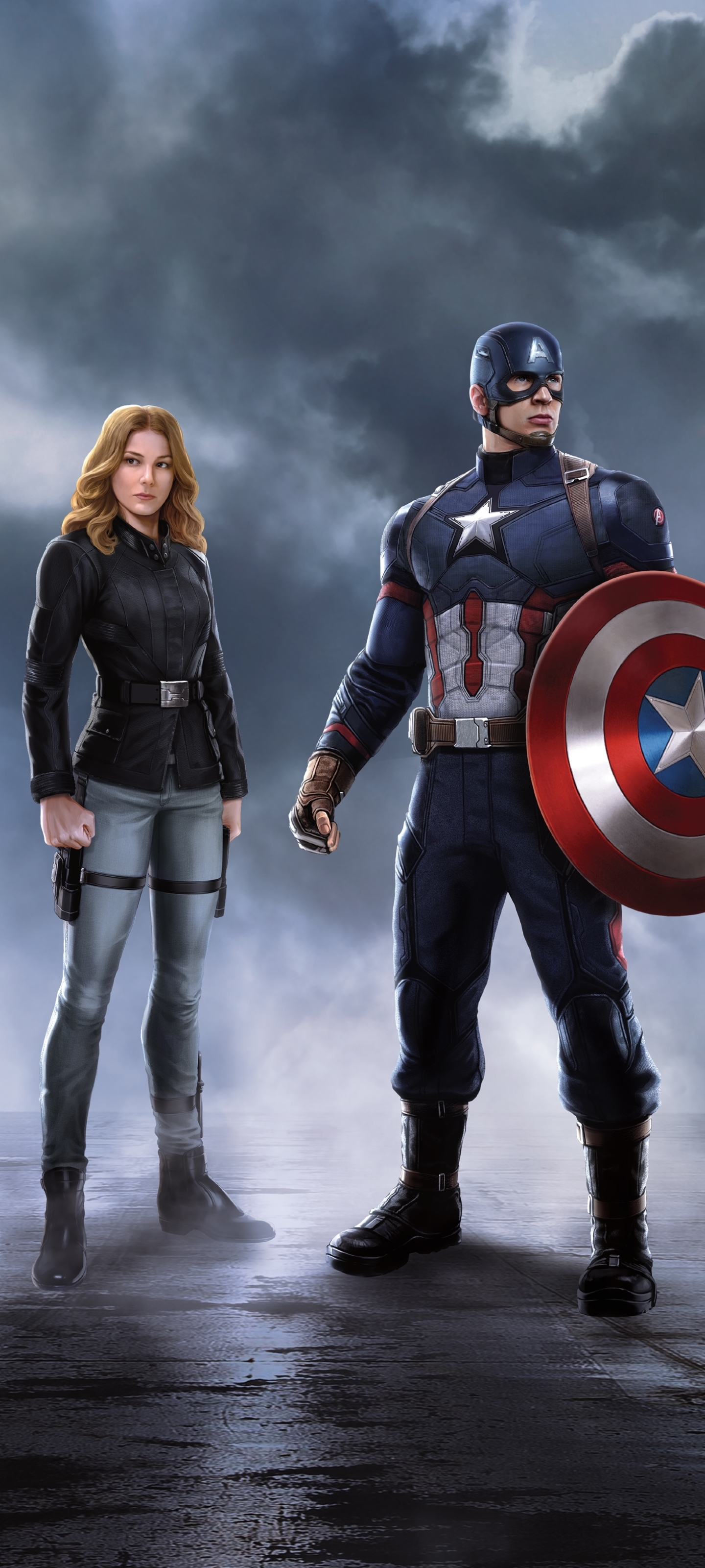 Baixar papel de parede para celular de Capitão América, Filme, Steve Rogers, Capitão América 3:guerra Civil, Sharon Carter gratuito.