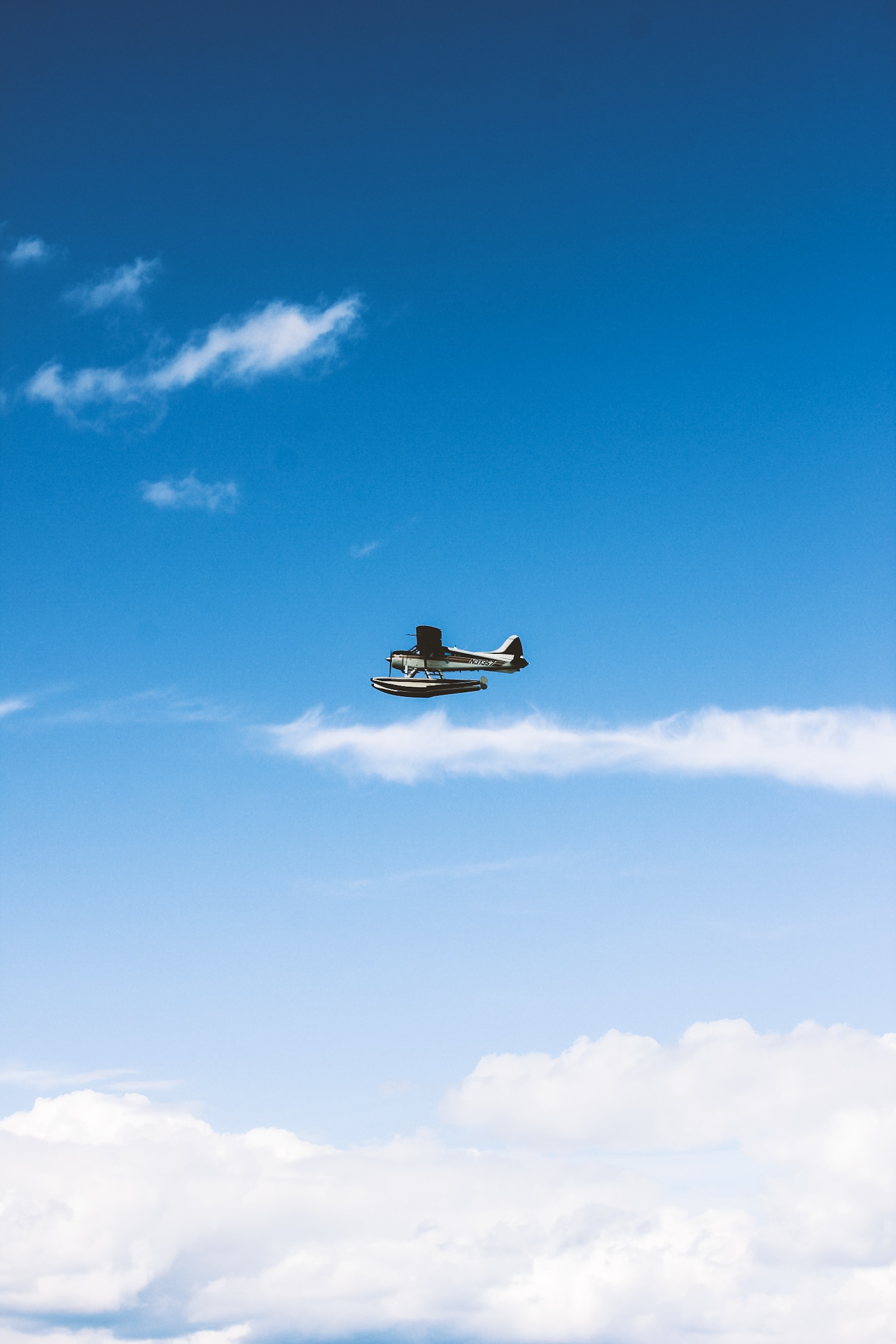 plane, sky, clouds, miscellanea, miscellaneous, flight, height, airplane