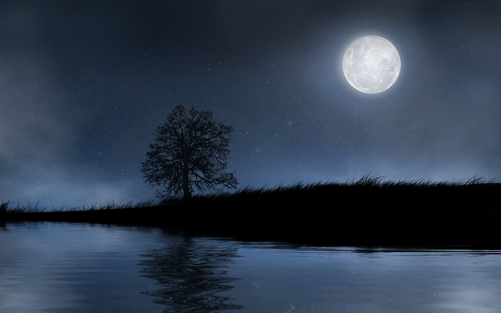 Laden Sie das Mond, Künstlerisch-Bild kostenlos auf Ihren PC-Desktop herunter