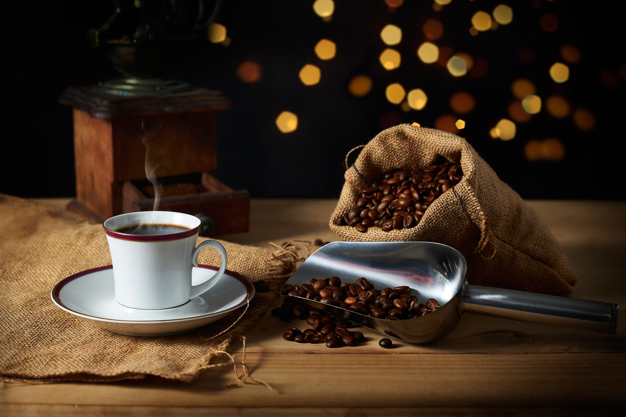 Free download wallpaper Food, Coffee, Still Life, Cup, Drink, Coffee Beans on your PC desktop