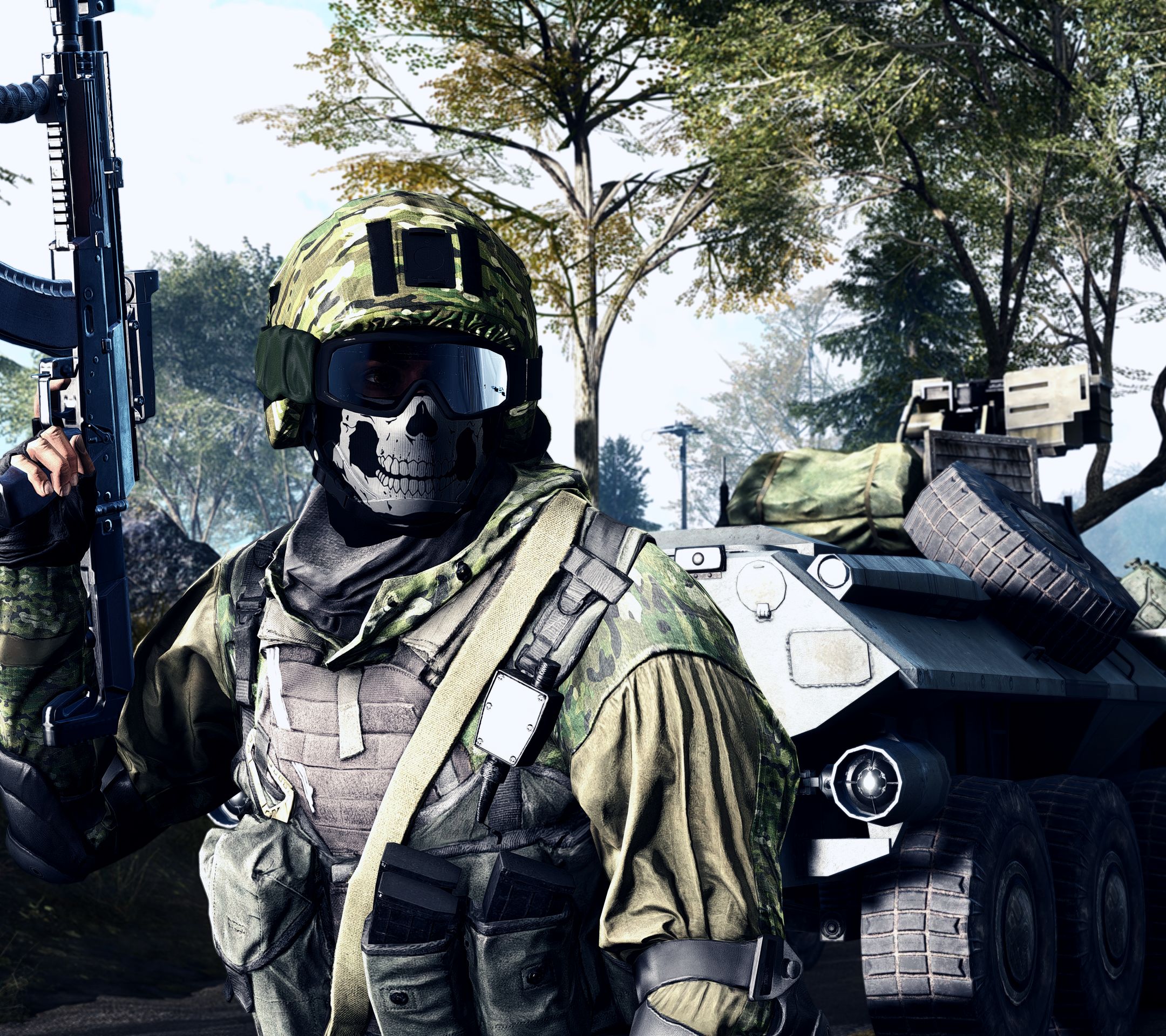 Descarga gratuita de fondo de pantalla para móvil de Arma, Campo De Batalla, Soldado, Videojuego, Battlefield 4, Transporte Blindado De Personal.