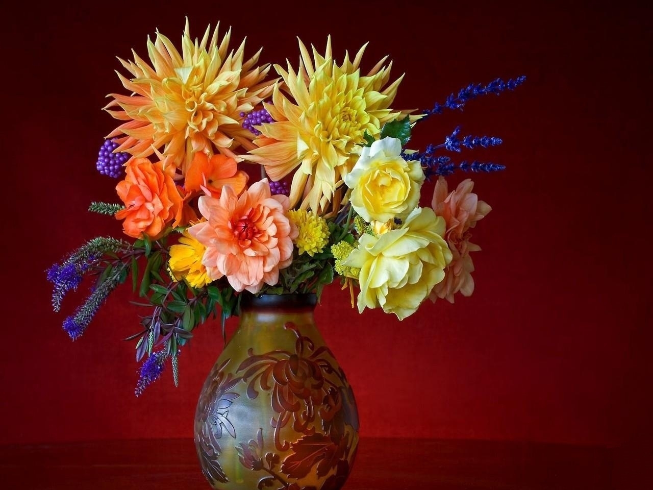 bouquets, plants, flowers Aesthetic wallpaper